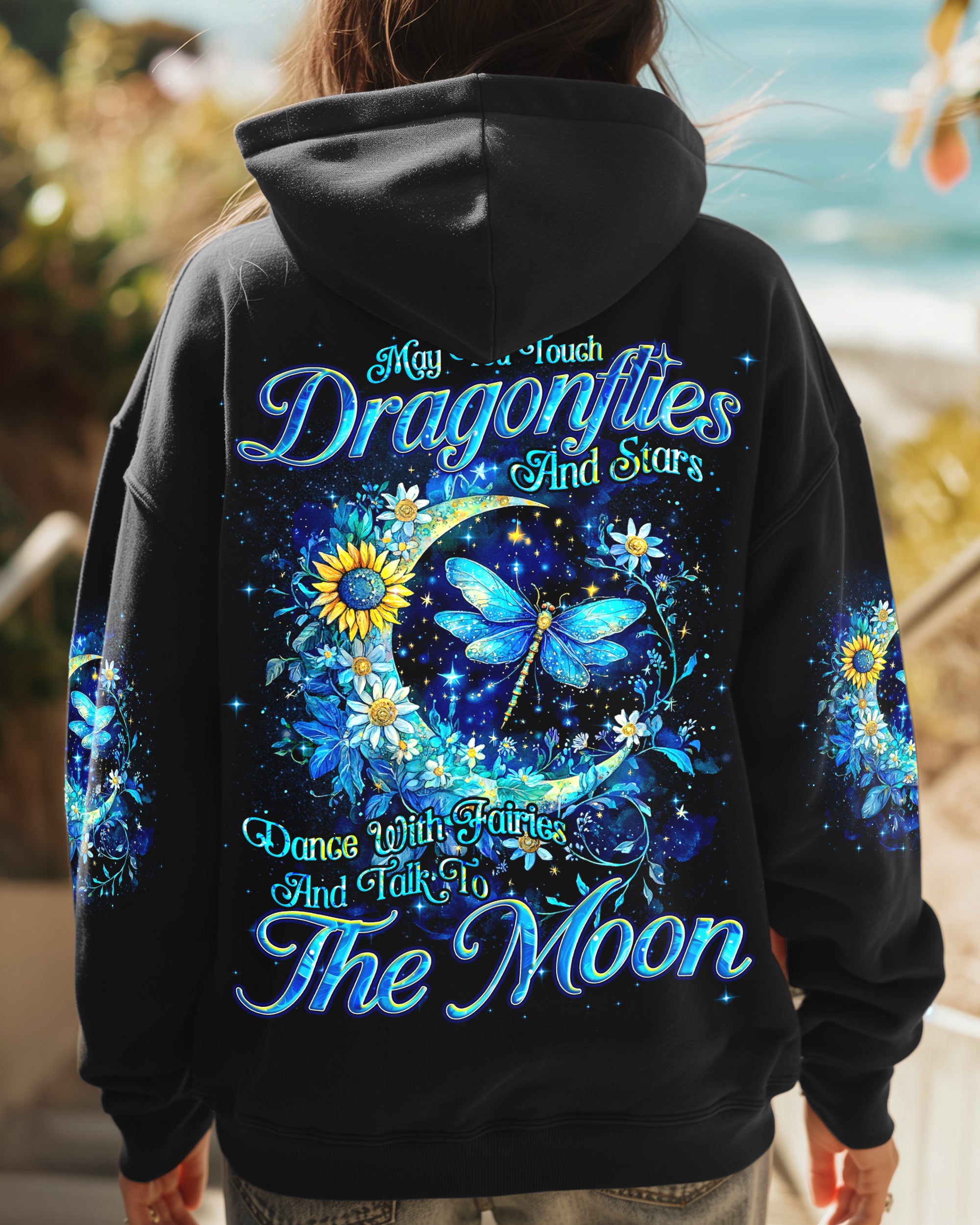 MAY YOU TOUCH DRAGONFLIES AND STARS ALL OVER PRINT - TYQY1912243
