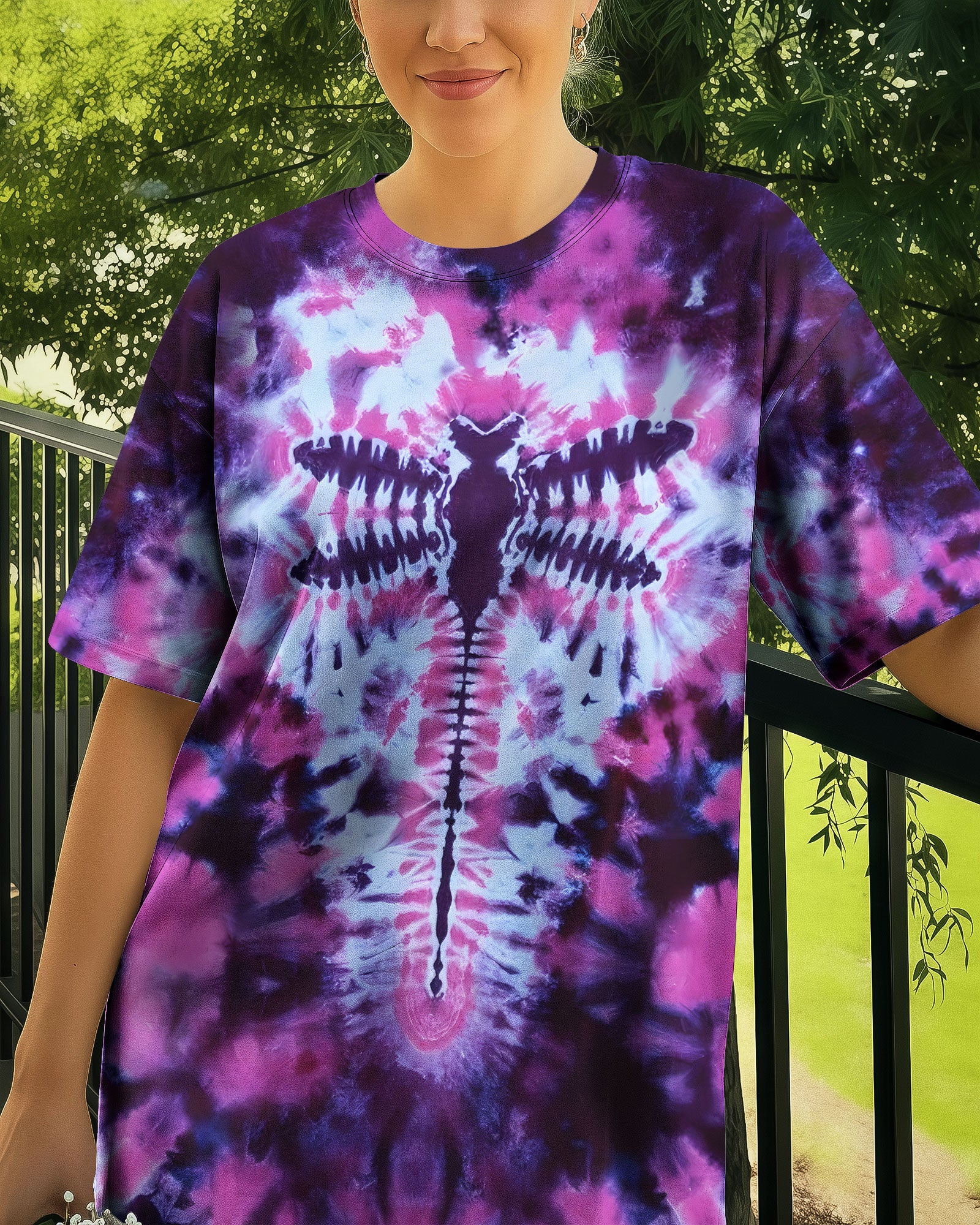 DRAGONFLY TIE DYE ALL OVER PRINT - TYQY0212251