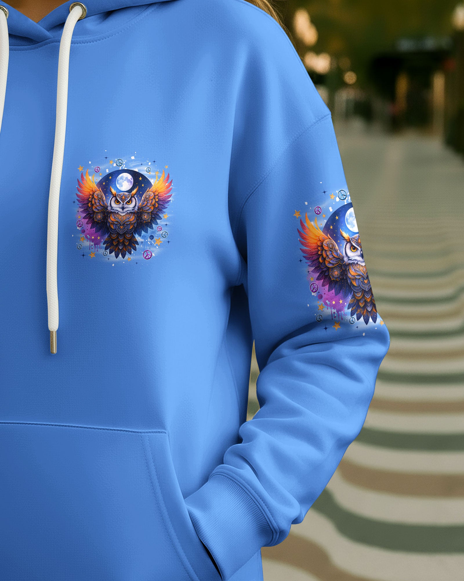 WHISPER WORDS OF WISDOM LET IT BE OWL ALL OVER PRINT - TYQY2010252