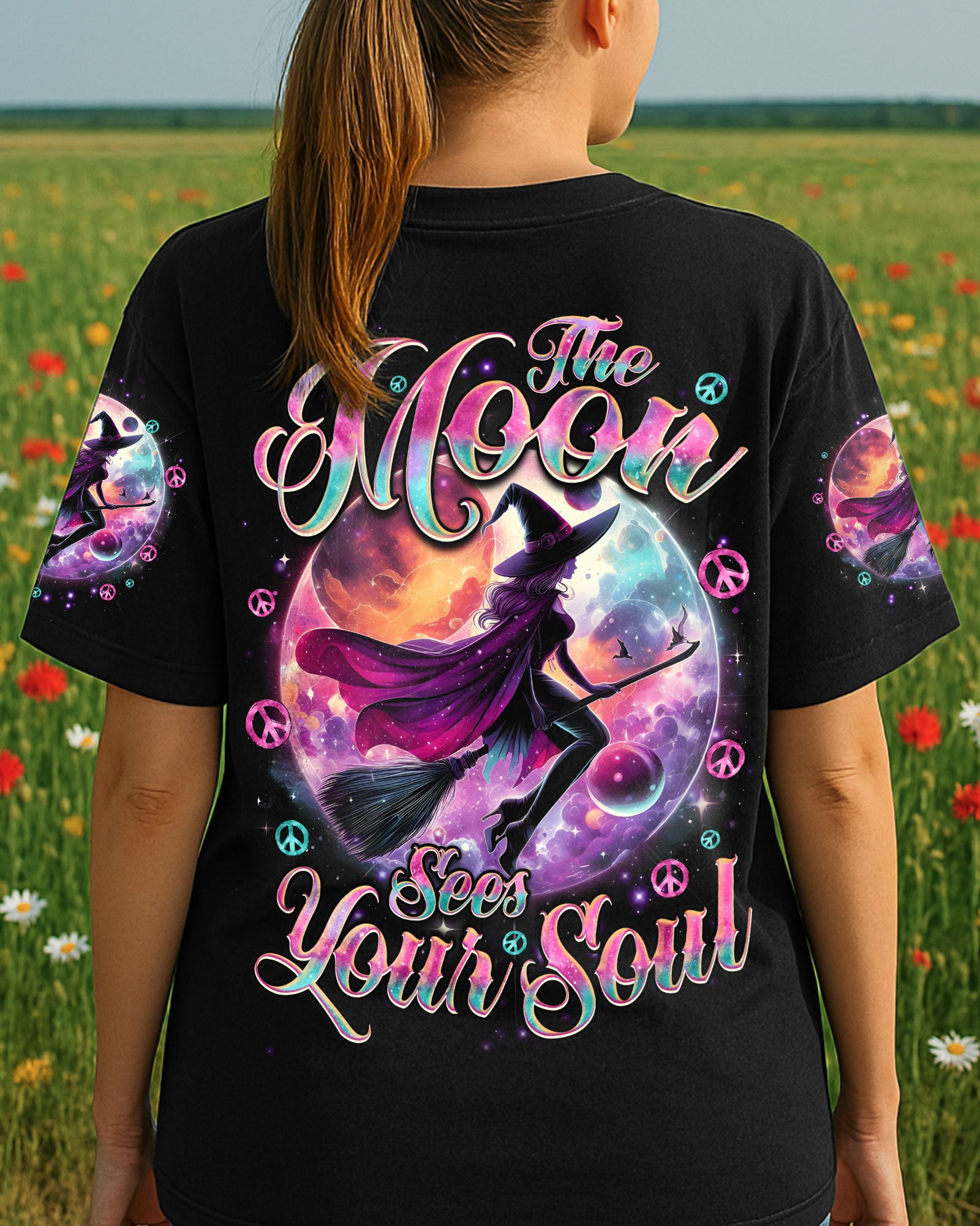 THE MOON SEES YOUR SOUL HALLOWEEN WITCH ALL OVER PRINT - TYQY3007253