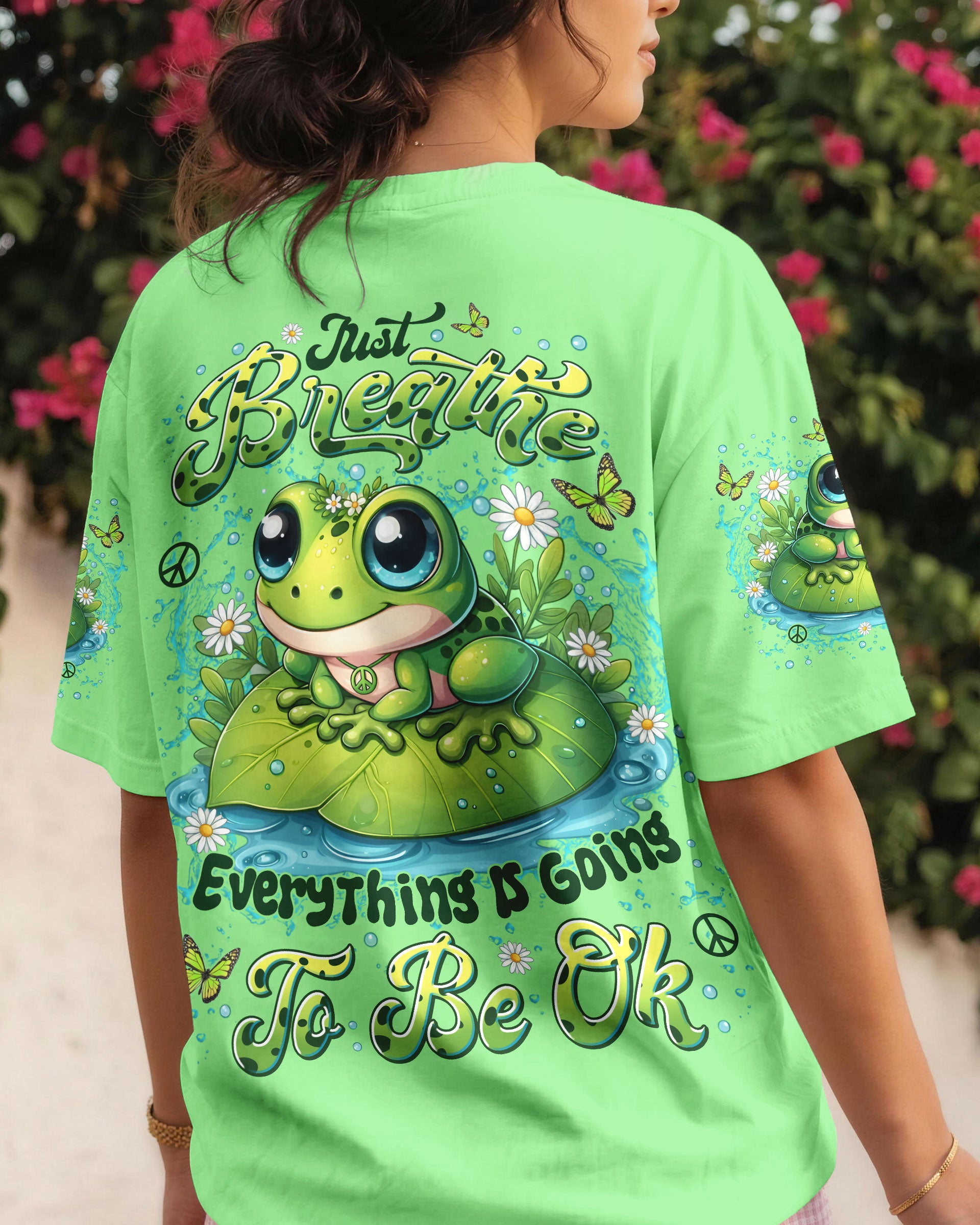 JUST BREATHE FROG ALL OVER PRINT - TYLN2705262
