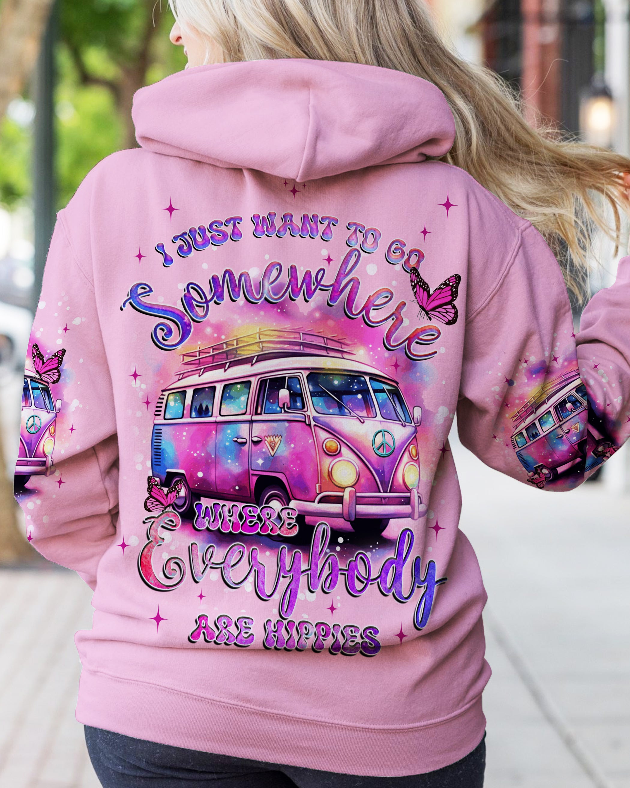 EVERYBODY ARE HIPPIES ALL OVER PRINT - TYQY1209232
