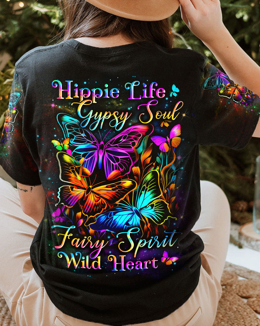 HIPPIE LIFE GYPSY SOUL FAIRY SPIRIT ALL OVER PRINT - YHLN0706231