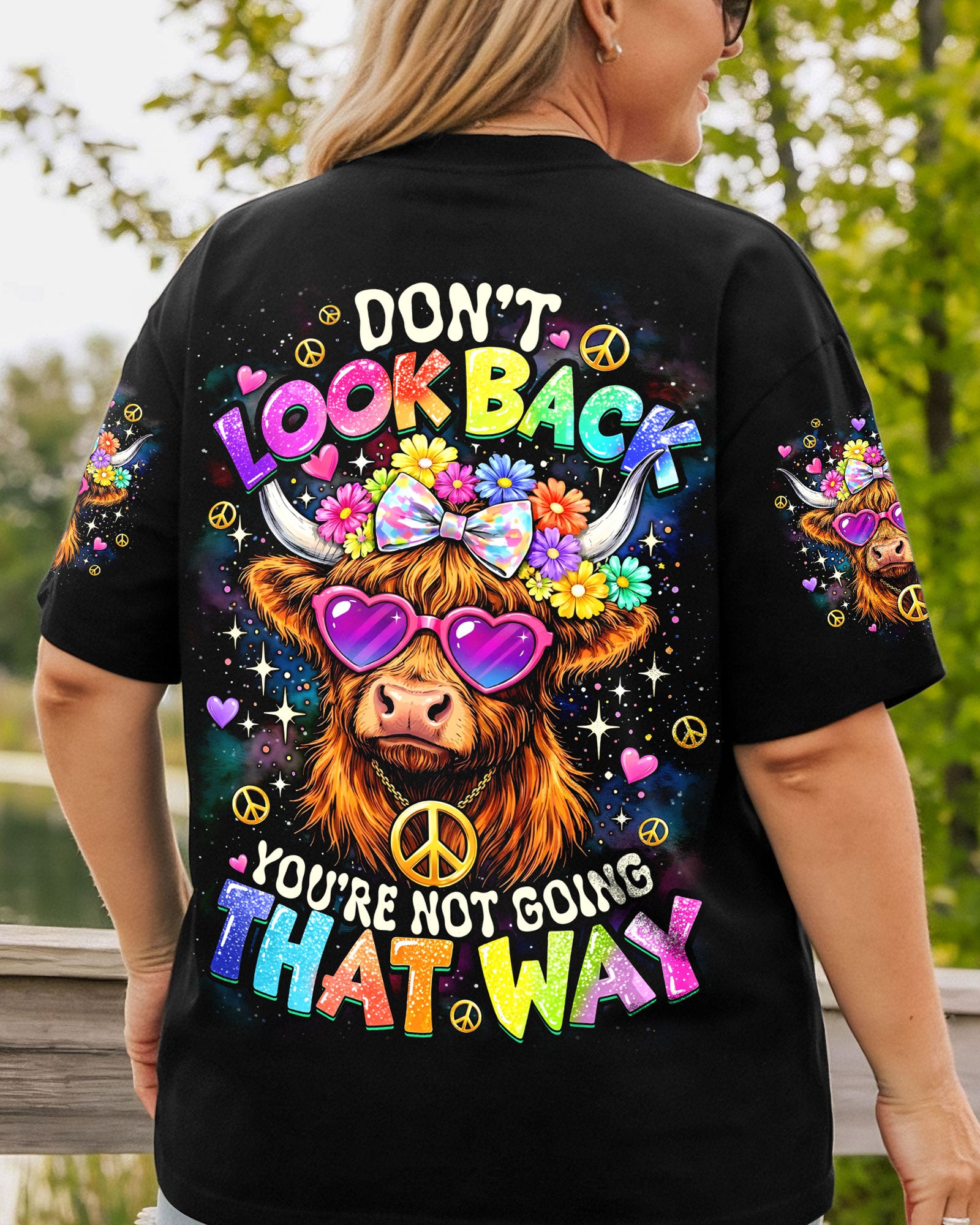 DON'T LOOK BACK COW ALL OVER PRINT - TYQY1505261