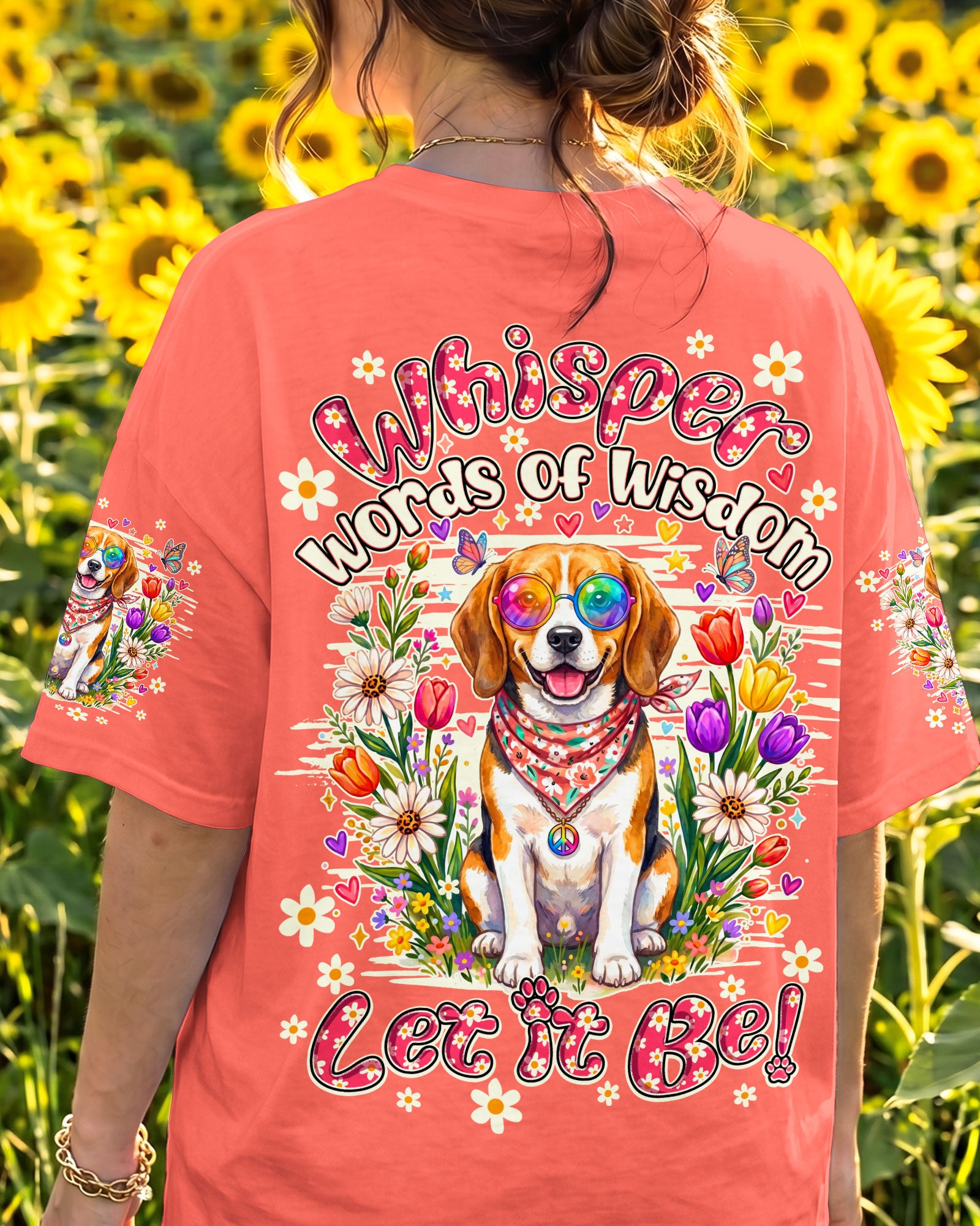 WHISPER WORDS OF WISDOM LET IT BE BEAGLE DOG ALL OVER PRINT ALL OVER PRINT - TY1305261