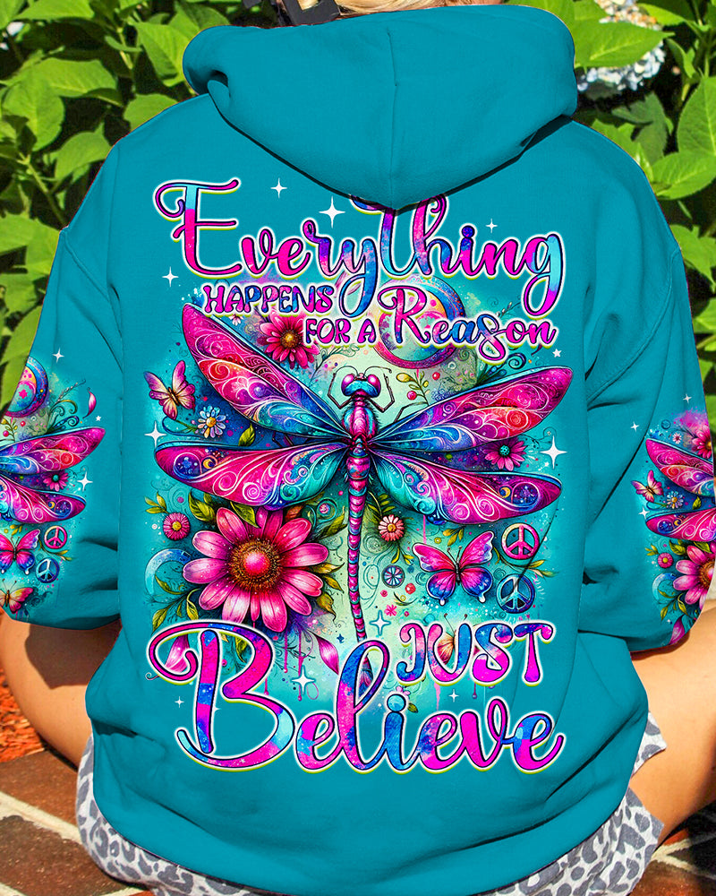 JUST BELIEVE DRAGONFLY ALL OVER PRINT - TYQY1512233