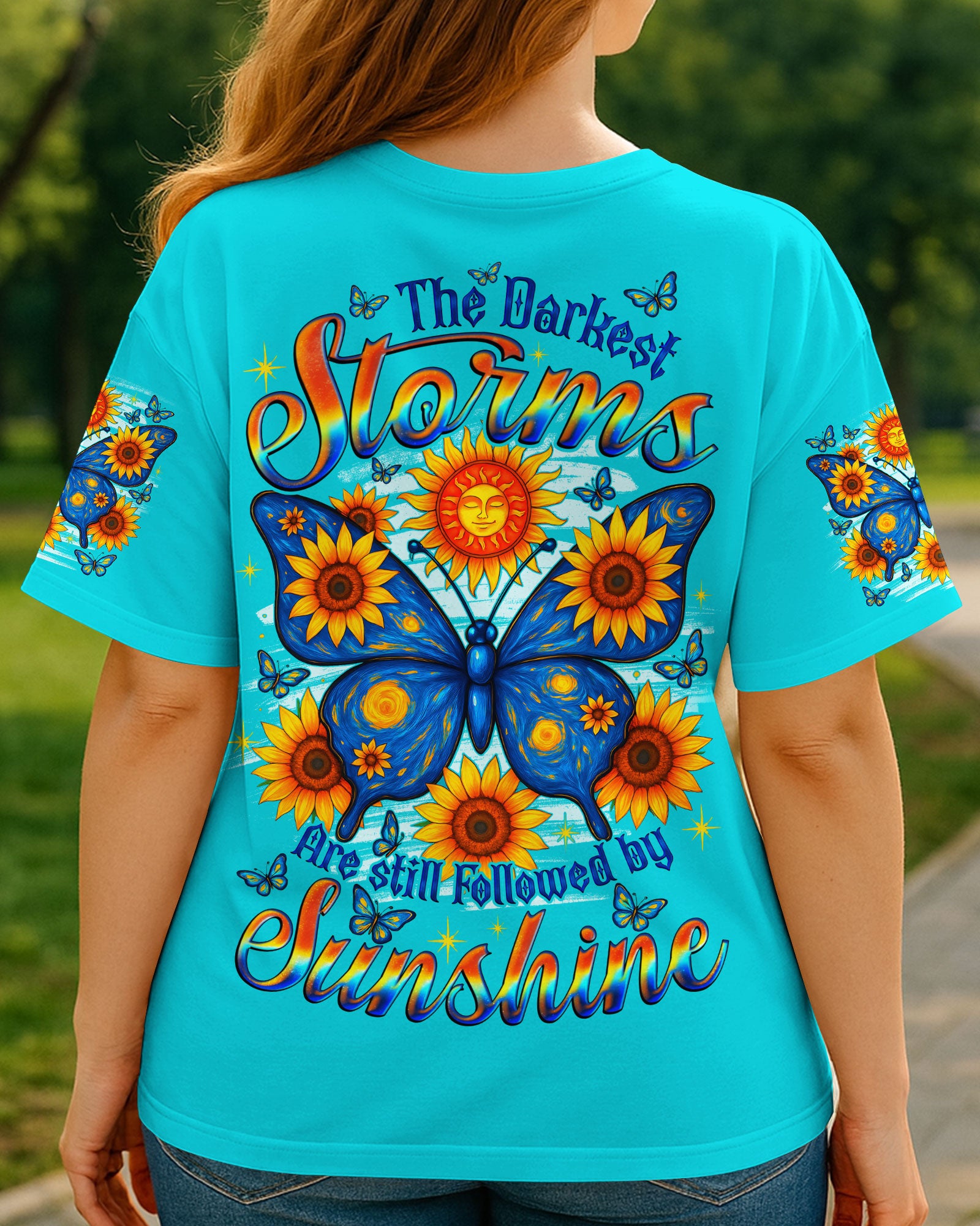 THE DARKEST STORMS ARE STILL FOLLOWED BY SUNSHINE BUTTERFLY ALL OVER PRINT - TYQY0210253
