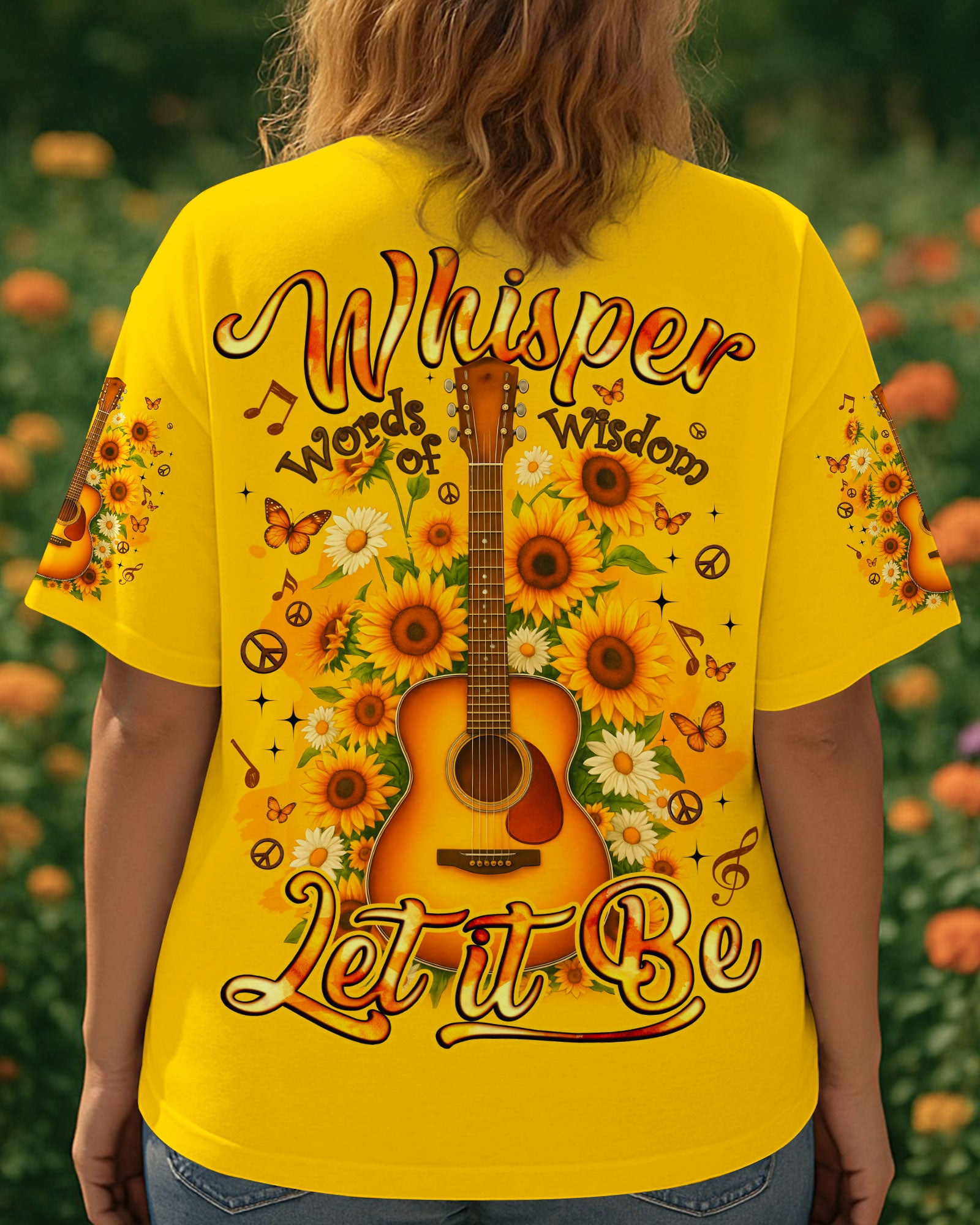 WHISPER WORDS OF WISDOM LET IT BE GUITAR ALL OVER PRINT - TYQY1509251