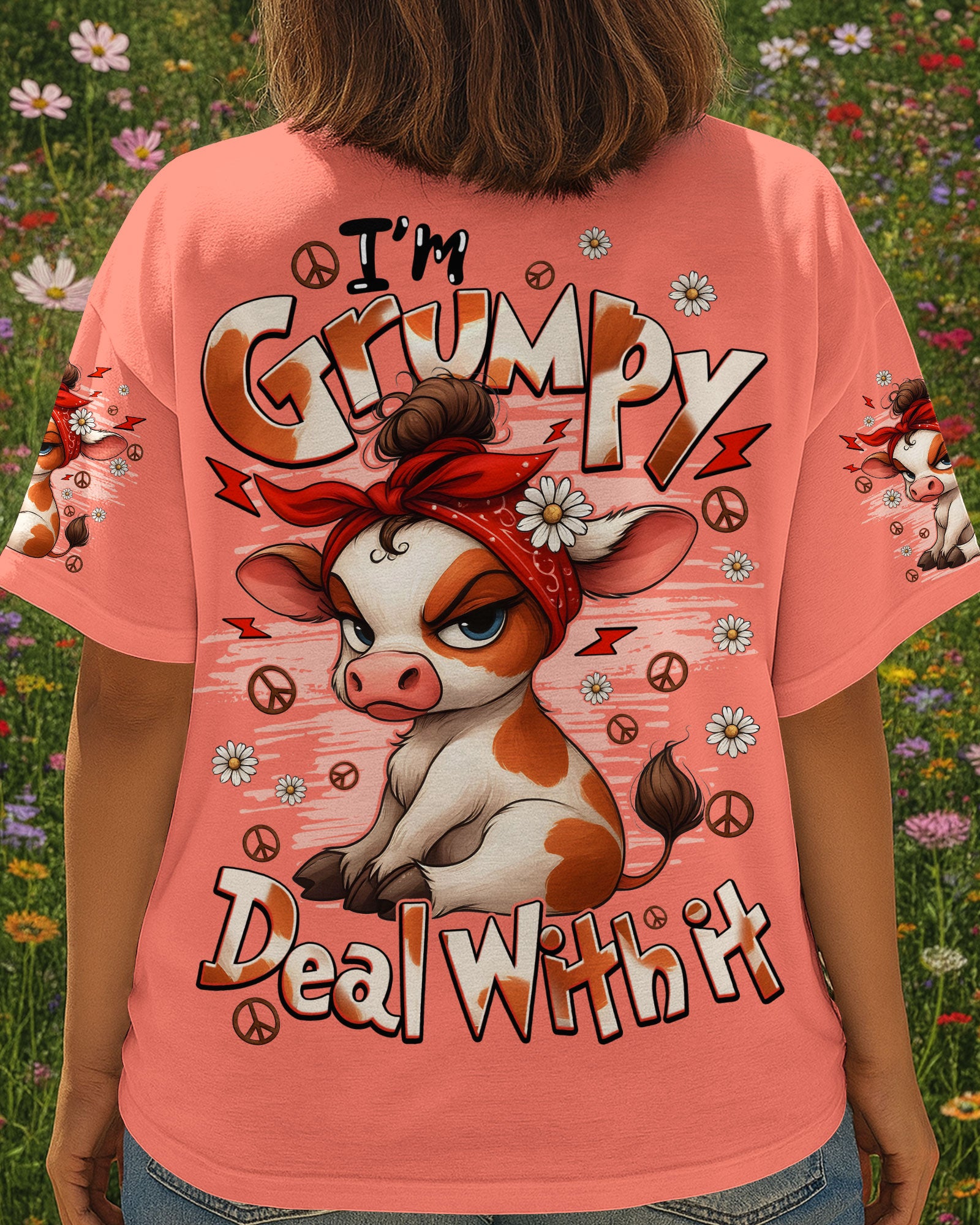 I'M GRUMPY COW ALL OVER PRINT - TYQY1809252