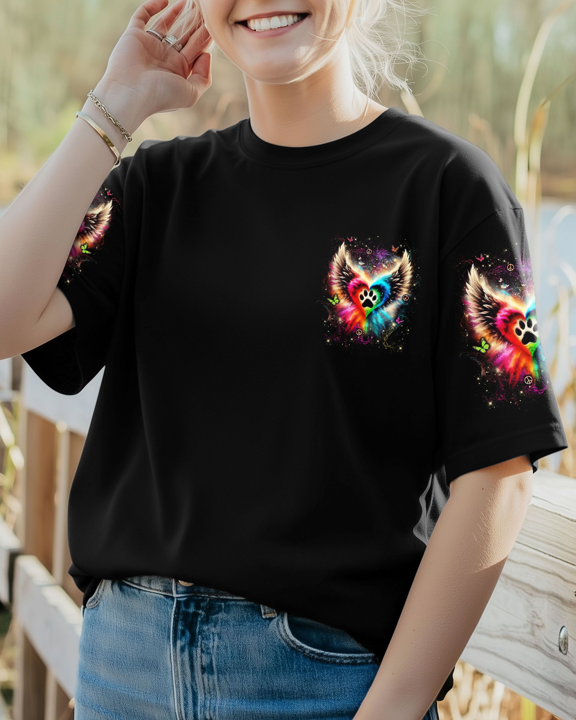 MY ANGEL HAS PAWS ALL OVER PRINT - YHLN2512252