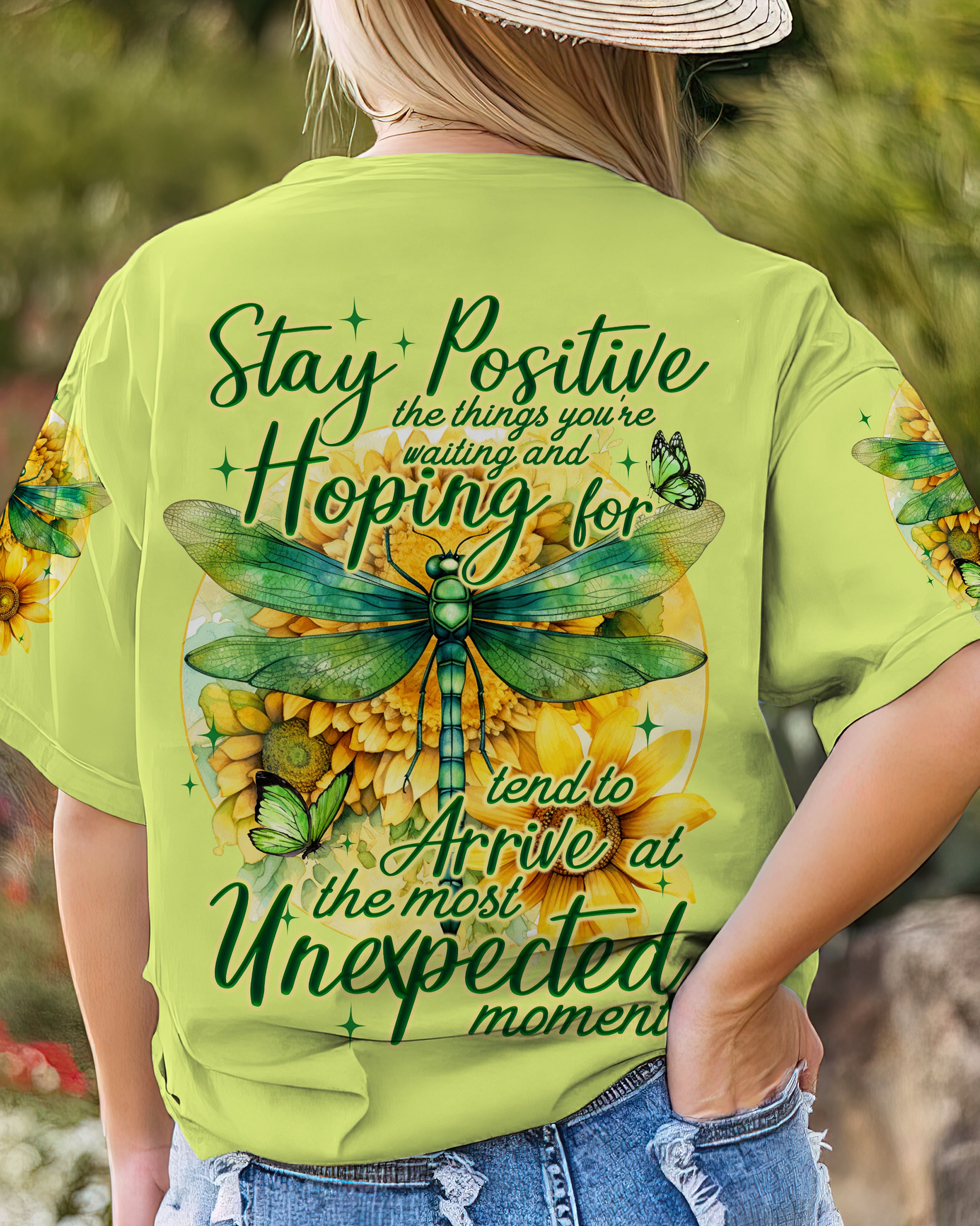 STAY POSITIVE DRAGONFLY ALL OVER PRINT - TYQY1410233