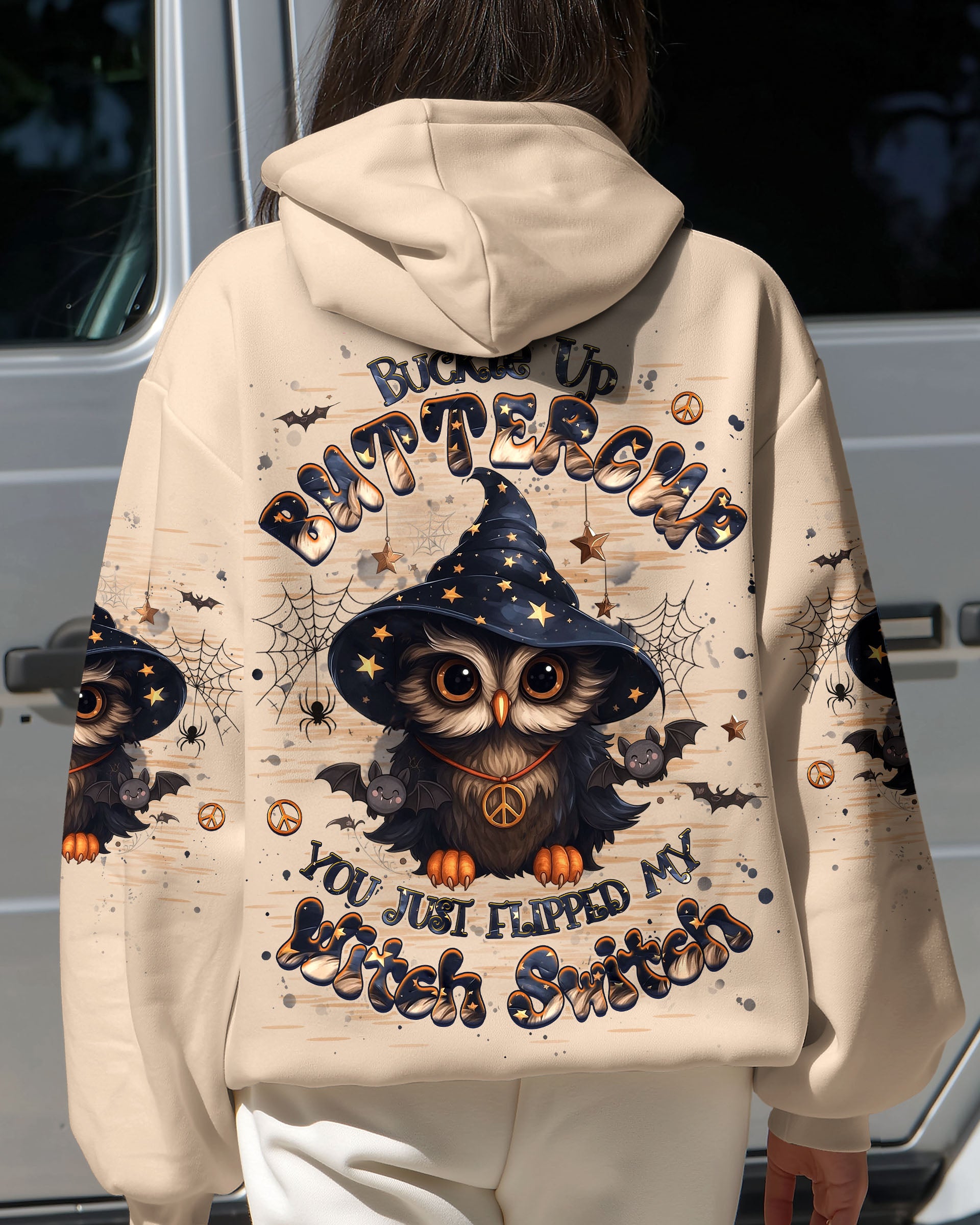 YOU JUST FLIPPED MY WITCH SWITCH OWL HALLOWEEN ALL OVER PRINT - YHHG0809252