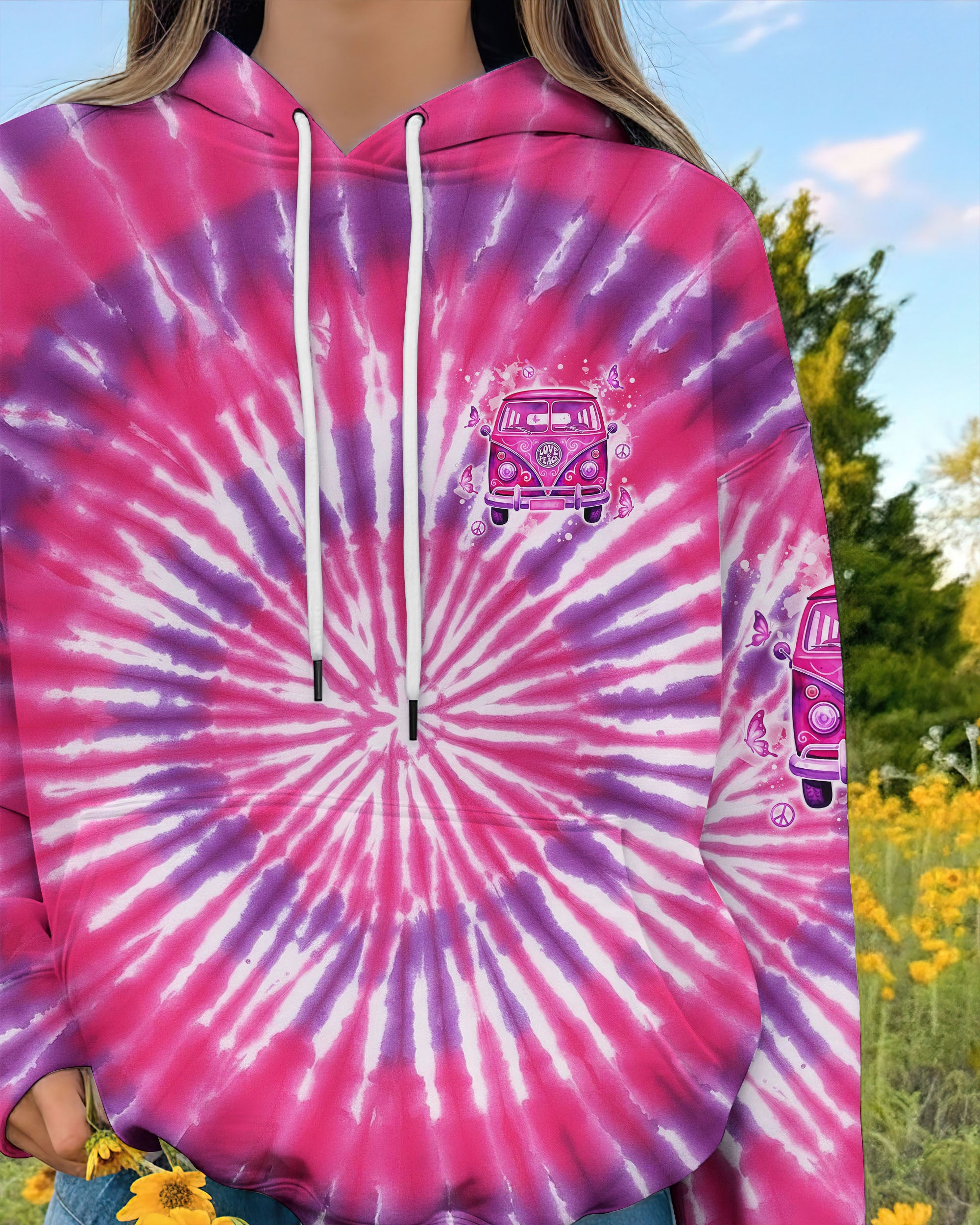 RUNNING AGAINST THE WIND TIE DYE ALL OVER PRINT - YHLN1711251