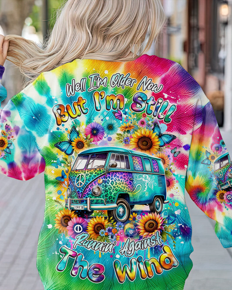 RUNNING AGAINST THE WIND TIE DYE LEOPARD BUS ALL OVER PRINT - TLNZ1901241
