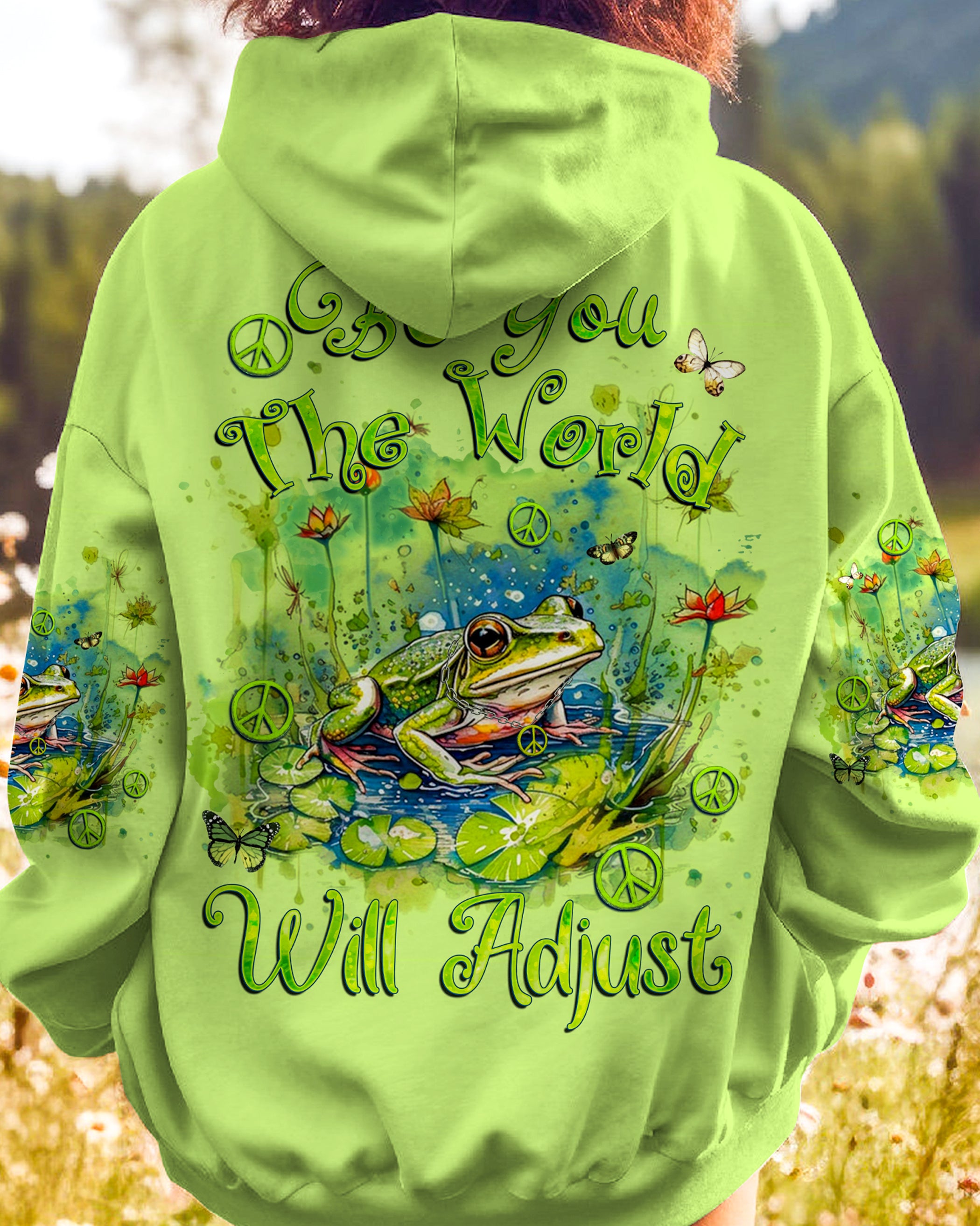 BE YOU THE WORLD WILL ADJUST ALL OVER PRINT - TYQY2211233