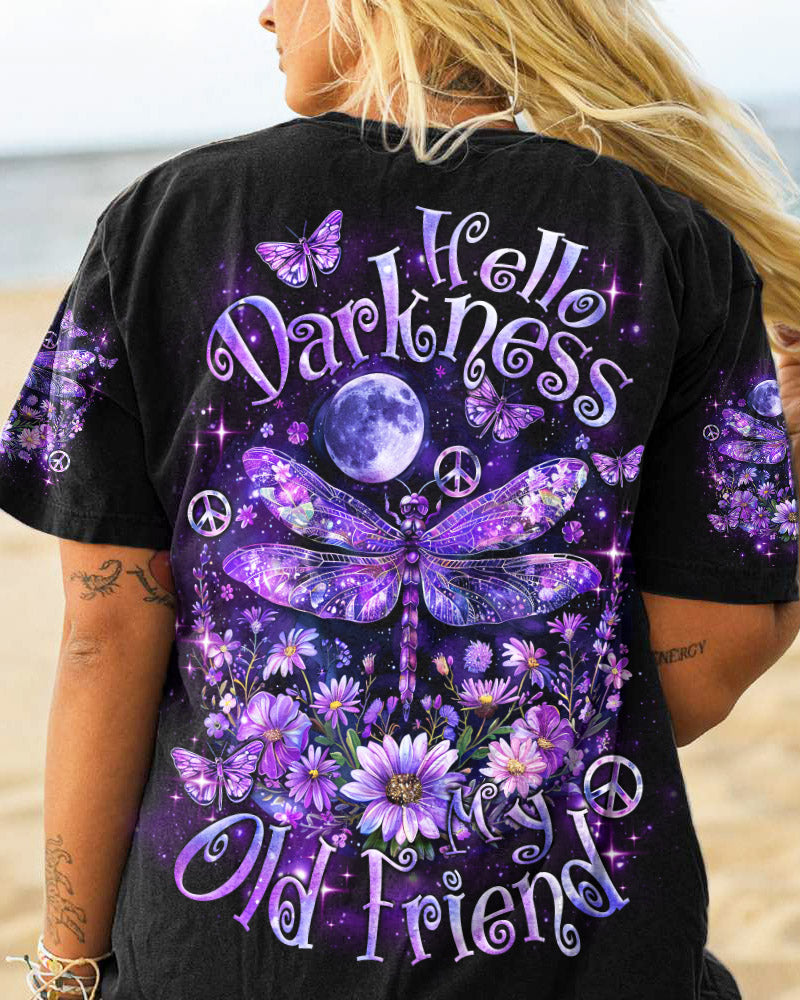 HELLO DARKNESS MY OLD FRIEND DRAGONFLY ALL OVER PRINT - TLNZ0603241