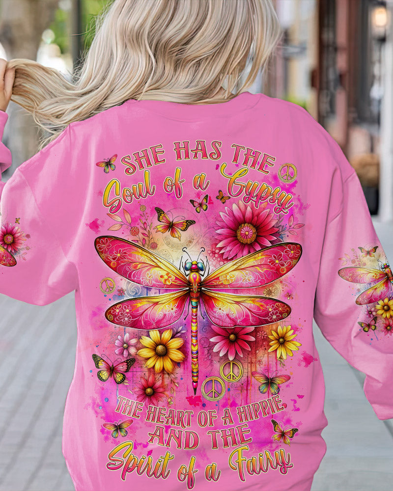 SPIRIT OF FAIRY DRAGONFLY FLORAL ALL OVER PRINT - TLNZ1512231