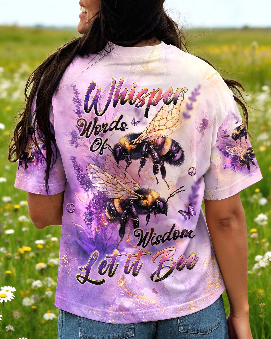 WHISPER WORDS OF WISDOM LET IT BEE ALL OVER PRINT - TLHG2403262