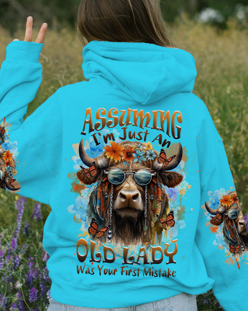 ASSUMING I'M JUST AN OLD LADY BUFFALO ALL OVER PRINT - TLNZ1010234