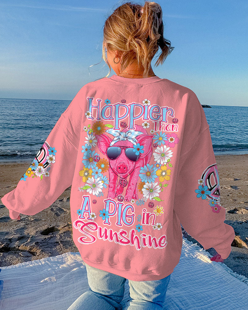 HAPPIER THAN A PIG IN SUNSHINE ALL OVER PRINT - TY3006234