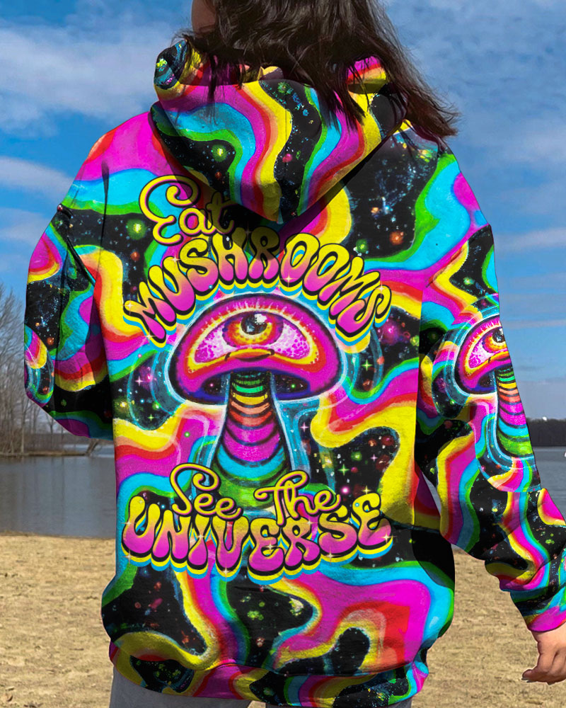 EAT MUSHROOMS SEE THE UNIVERSE TIE DYE ALL OVER PRINT - TYTM1601244