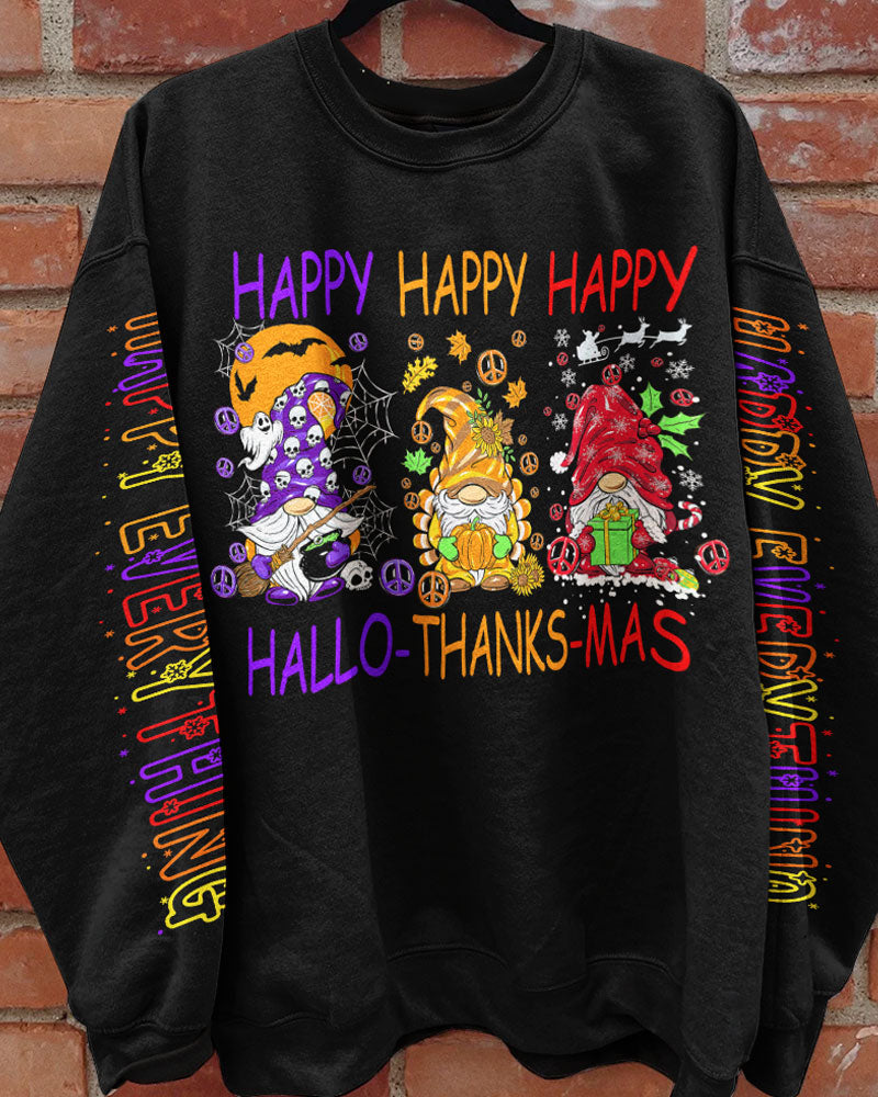 HAPPY EVERYTHING GNOMES ALL OVER PRINT - TY1610235