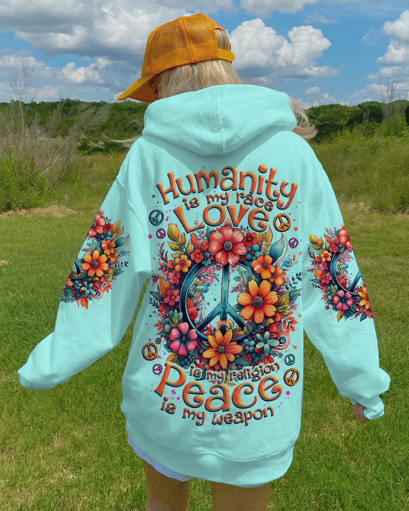 PEACE IS MY WEAPON TIE DYE ALL OVER PRINT - TLNZ3008231