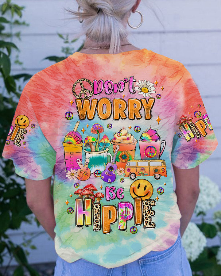 DON'T WORRY BE HIPPIE ALL OVER PRINT - TLNZ0908232