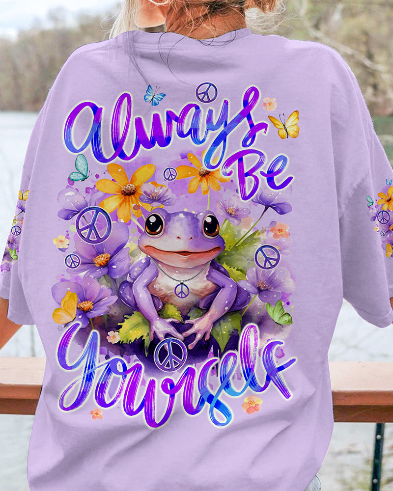 ALWAYS BE YOURSELF FROG ALL OVER PRINT - TYQY0812234