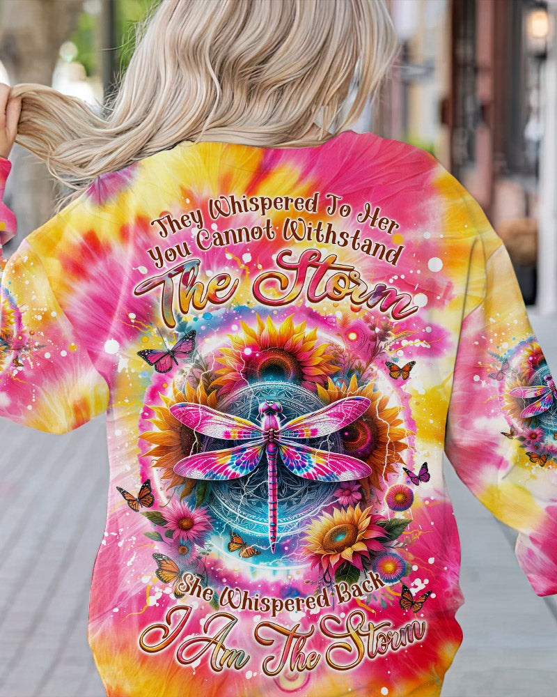 I AM THE STORM DRAGONFLY TIE DYE ALL OVER PRINT - TLNZ2201242
