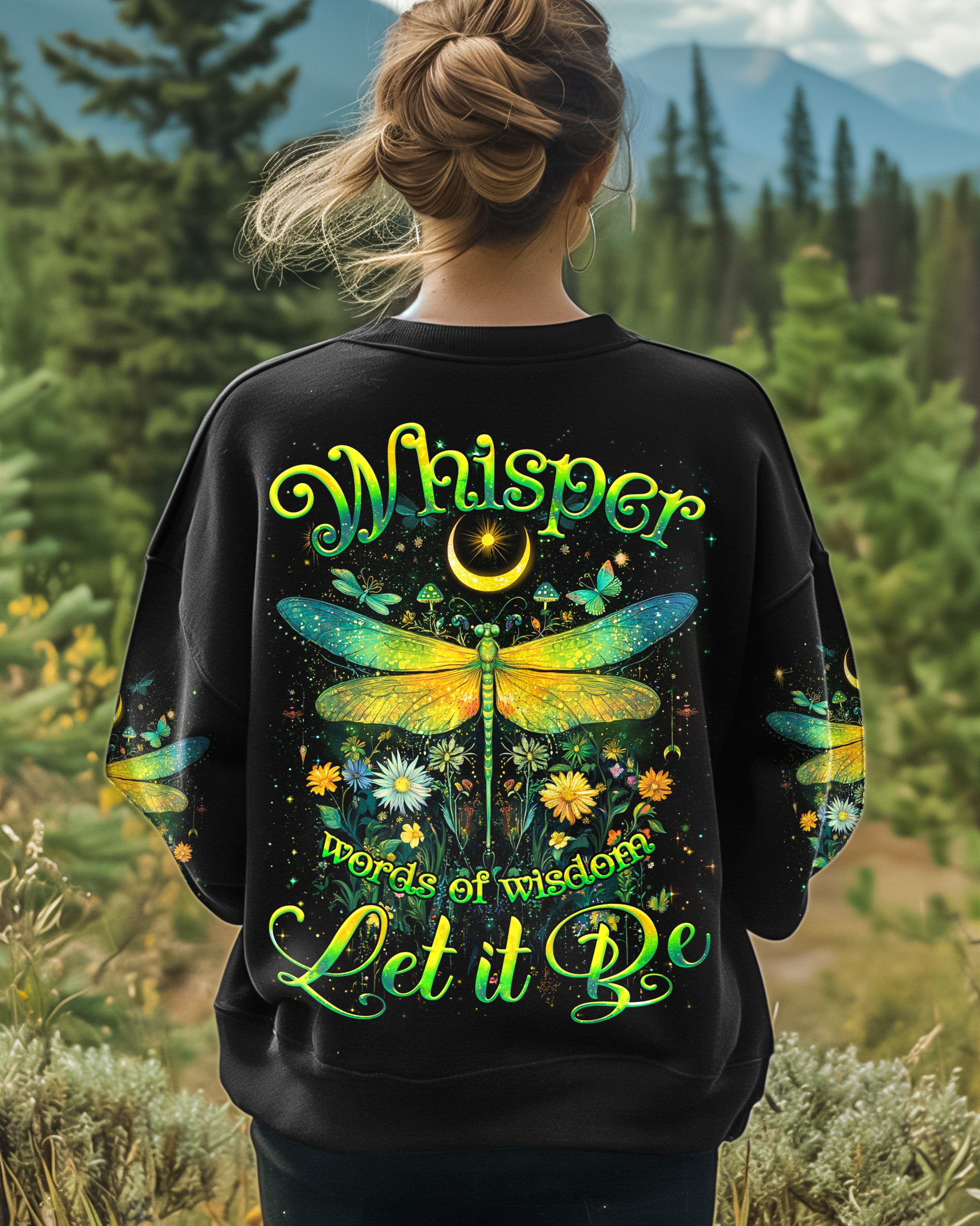 WHISPER WORDS OF WISDOM LET IT BE DRAGONFLY ALL OVER PRINT - TYQY1612244