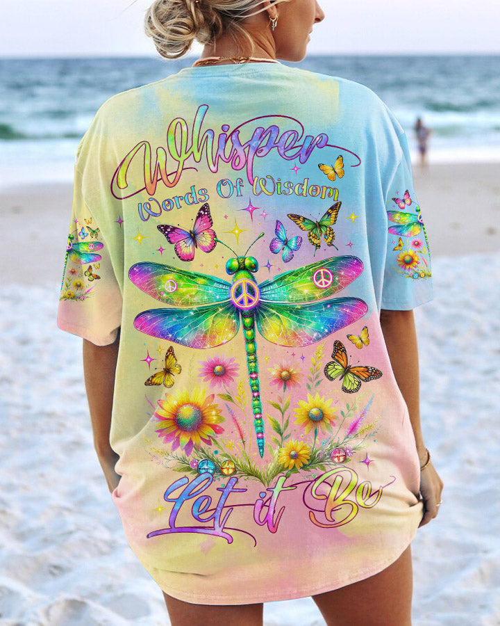 WHISPER WORDS OF WISDOM COLORFUL DRAGONFLY ALL OVER PRINT - TLNZ2711231