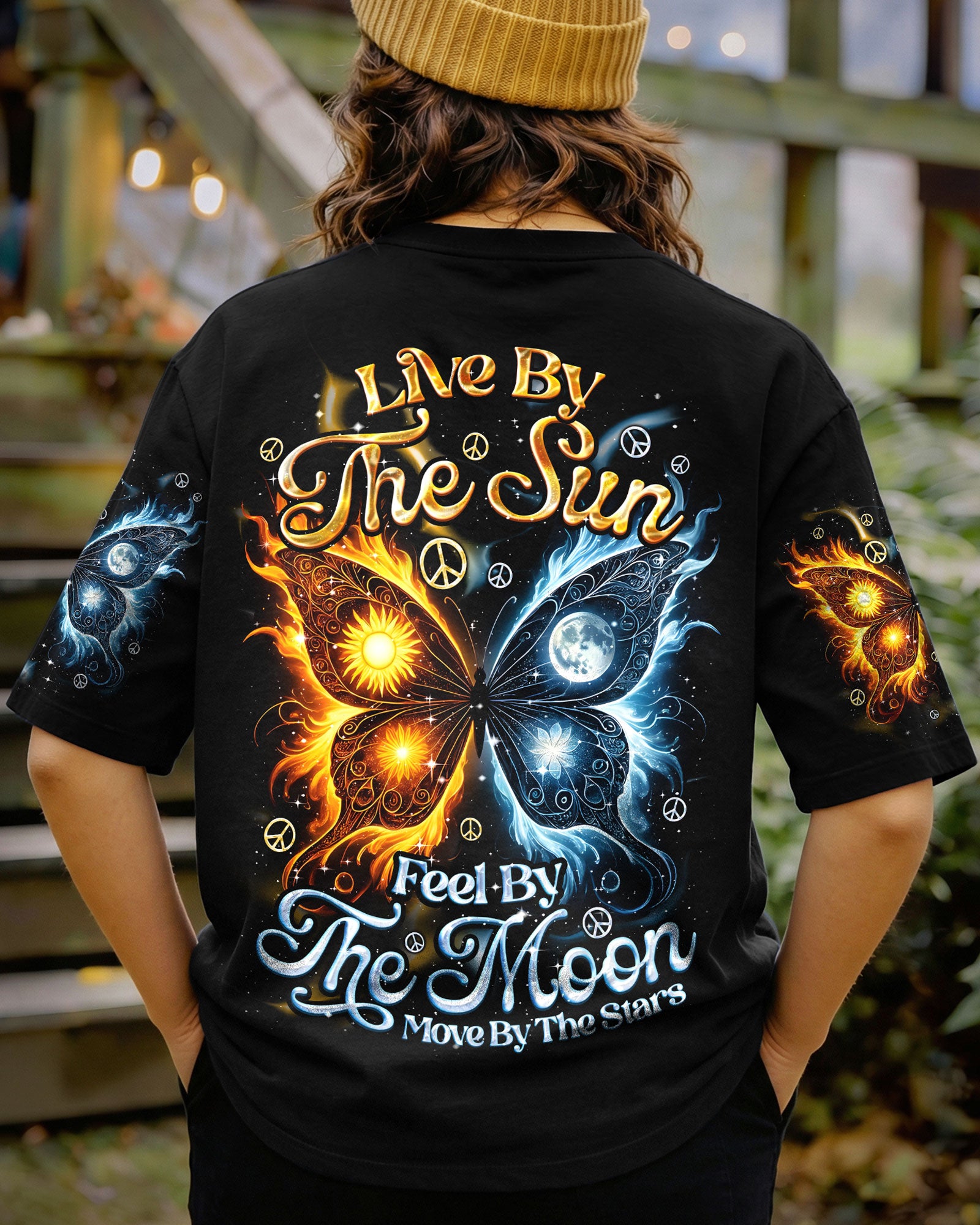 LIVE BY THE SUN BUTTERFLY ALL OVER PRINT - TYQY1102263