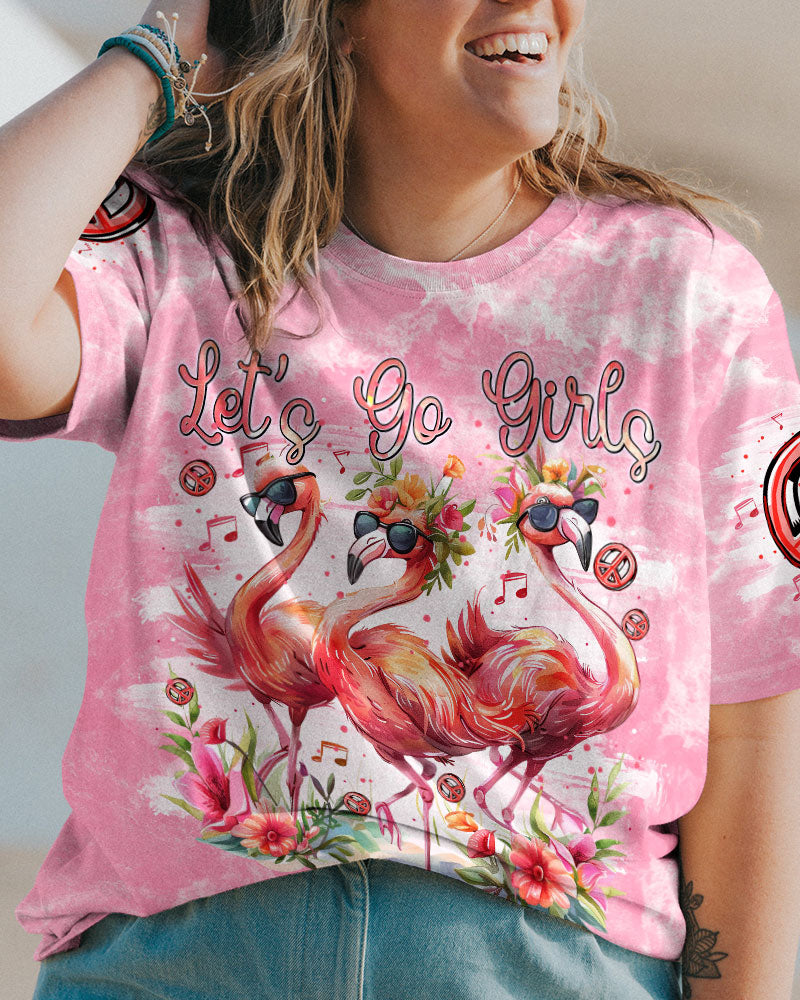 LET'S GO GIRLS FLAMINGO ALL OVER PRINT - TYTM1904243