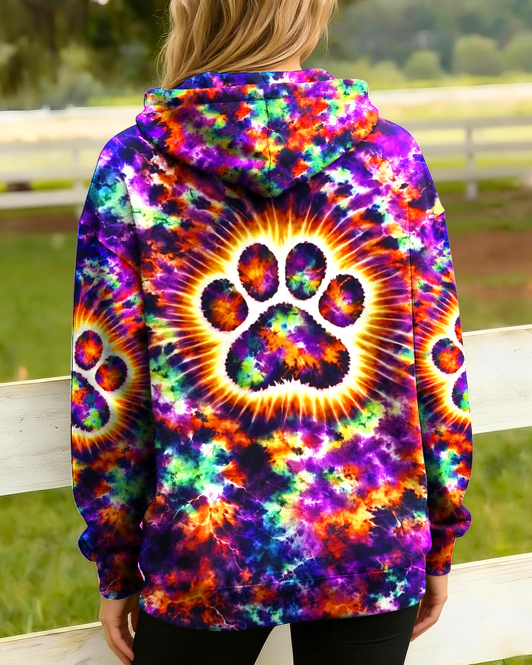 PRISMATIC REBEL PAW ALL OVER PRINT - YHHG2302262