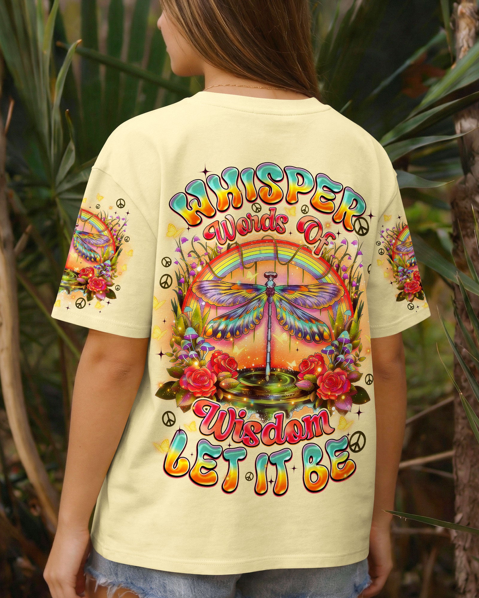 WHISPER WORDS OF WISDOM LET IT BE DRAGONFLY ALL OVER PRINT - TYQY3001261