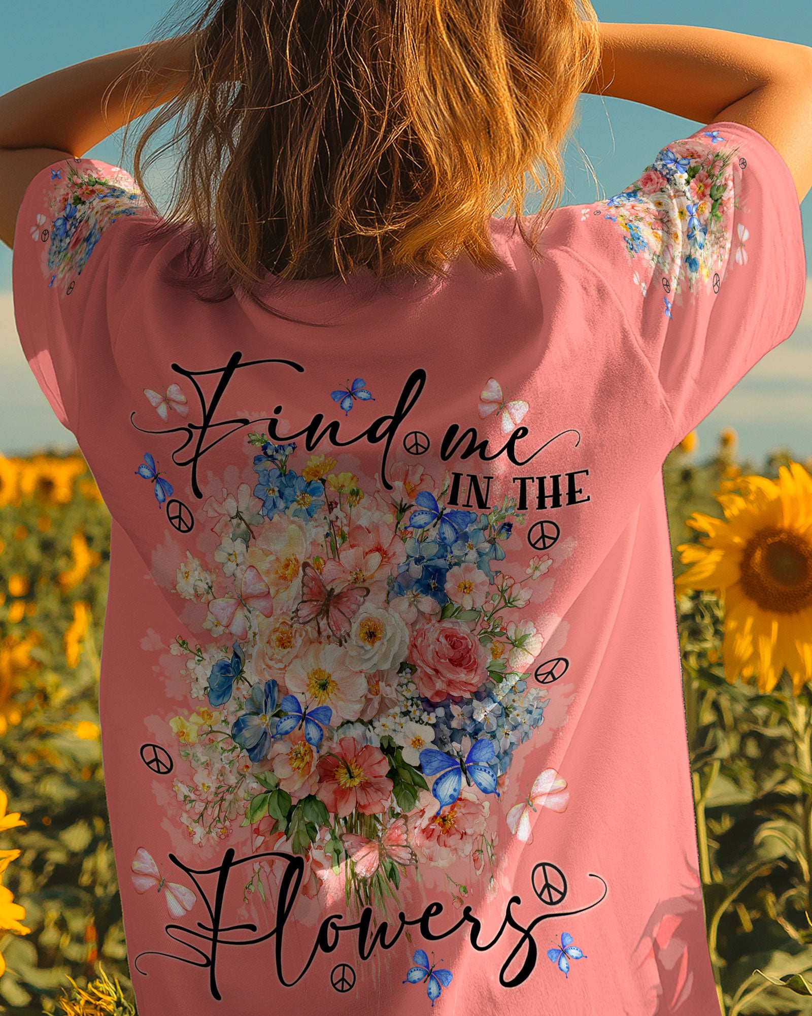 FIND ME IN THE FLOWERS ALL OVER PRINT - TY2411251