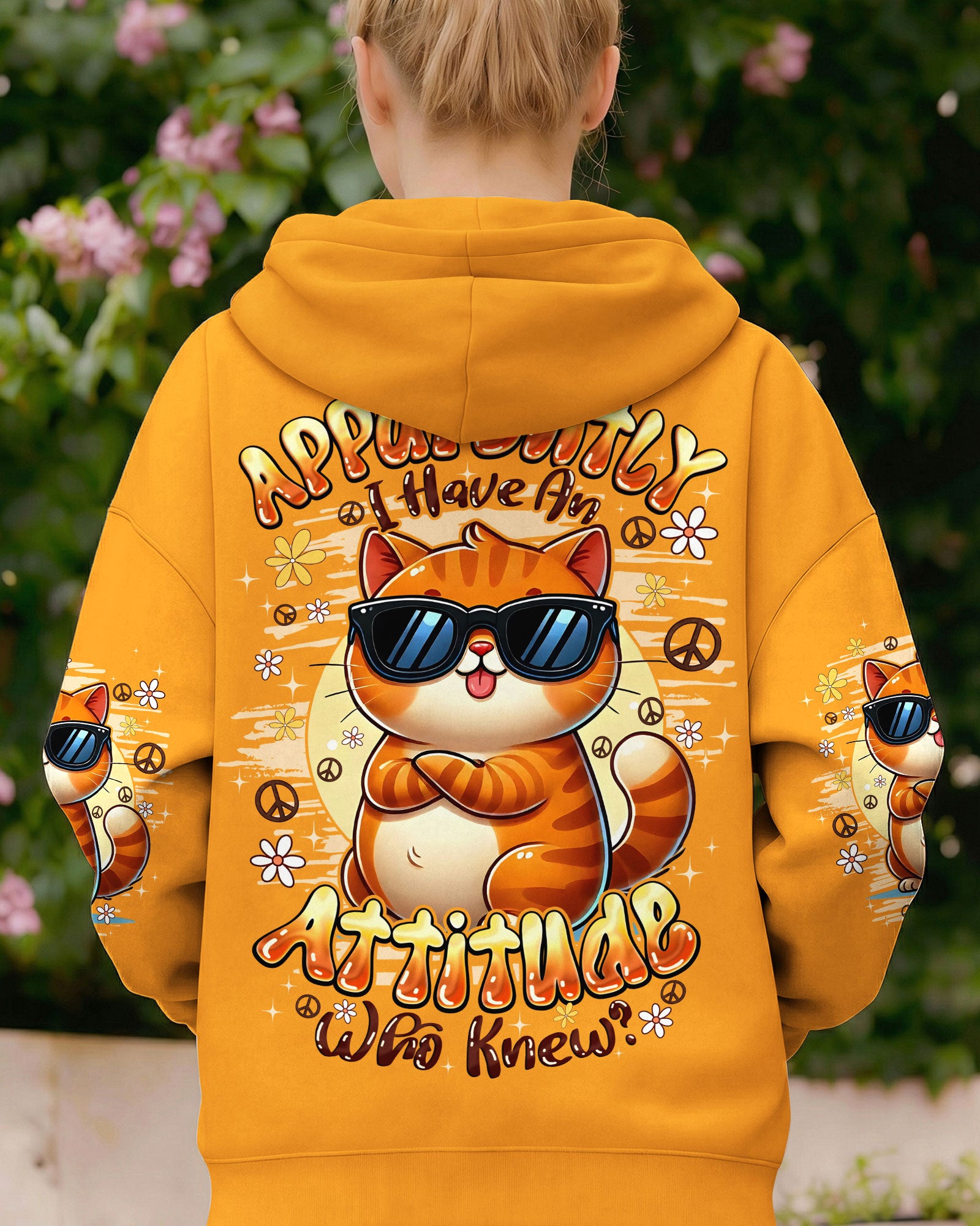 APPARENTLY I HAVE AN ATTITUDE WHO KNEW CAT ALL OVER PRINT - TYQY1202263