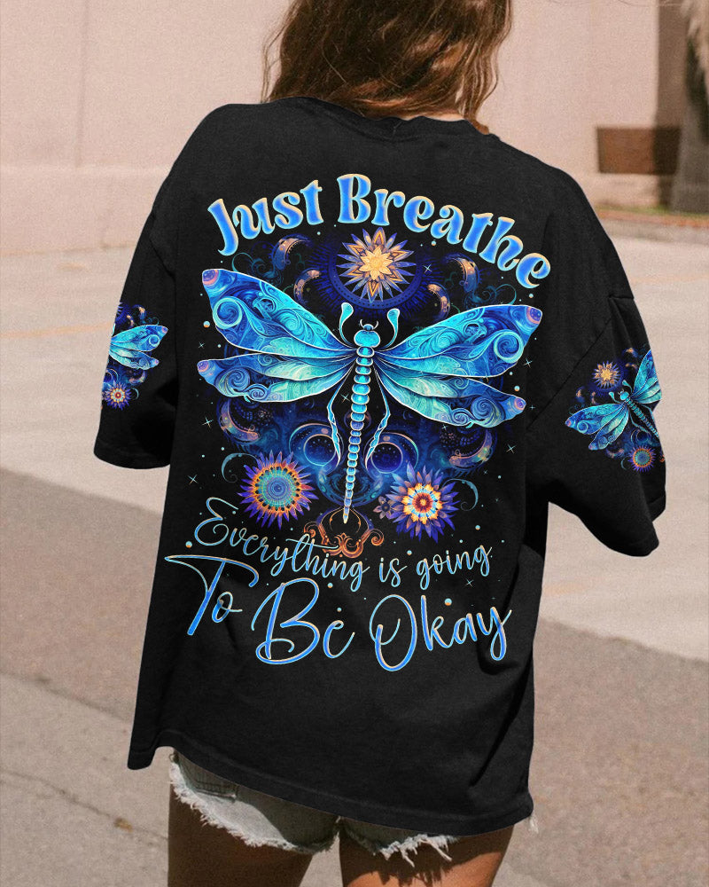 JUST BREATHE DRAGONFLY ALL OVER PRINT - TLNZ2206231