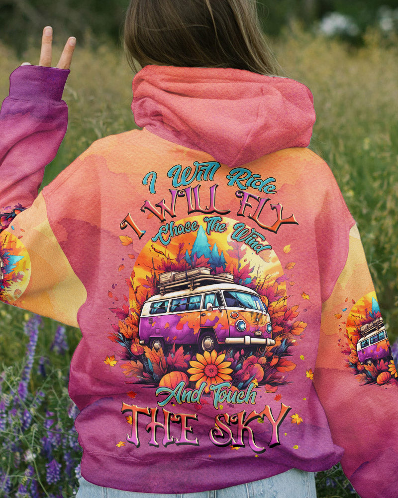I WILL RIDE I WILL FLY AUTUMN ALL OVER PRINT - TLNZ0408231