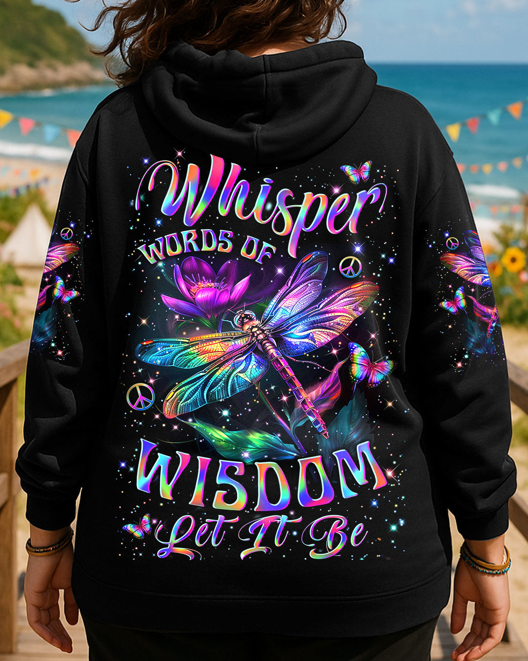 WHISPER WORDS OF WISDOM LET IT BE DRAGONFLY ALL OVER PRINT - YHLN2908253