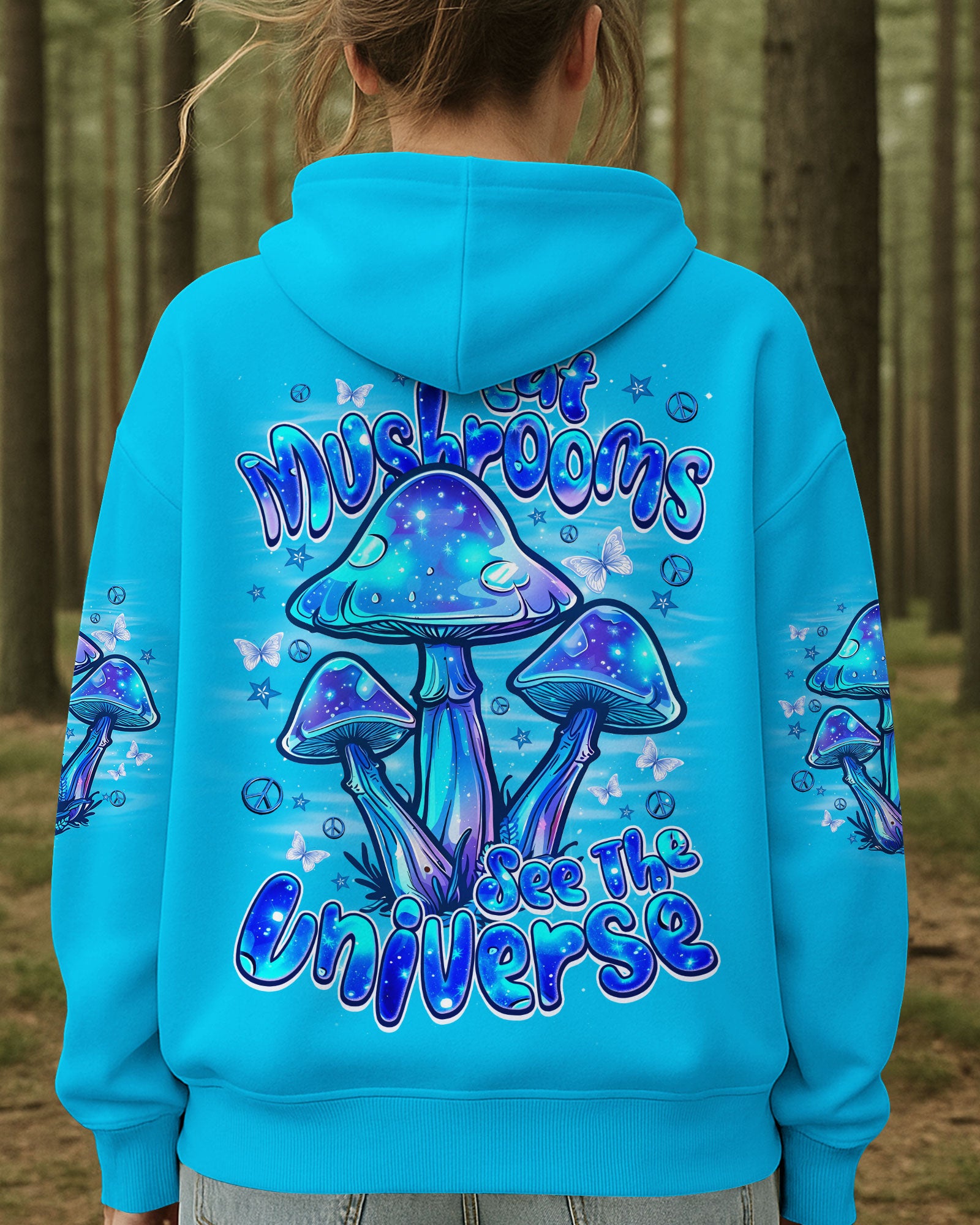 EAT MUSHROOMS SEE THE UNIVERSE ALL OVER PRINT - TYQY0408251