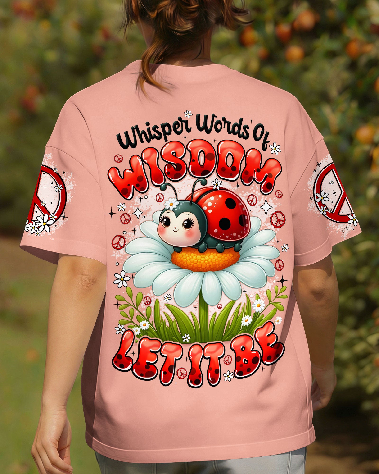 WHISPER WORDS OF WISDOM LET IT BE LADYBUG ALL OVER PRINT - TYQY0203262