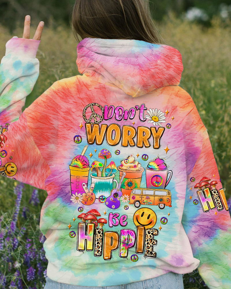 DON'T WORRY BE HIPPIE ALL OVER PRINT - TLNZ0908232