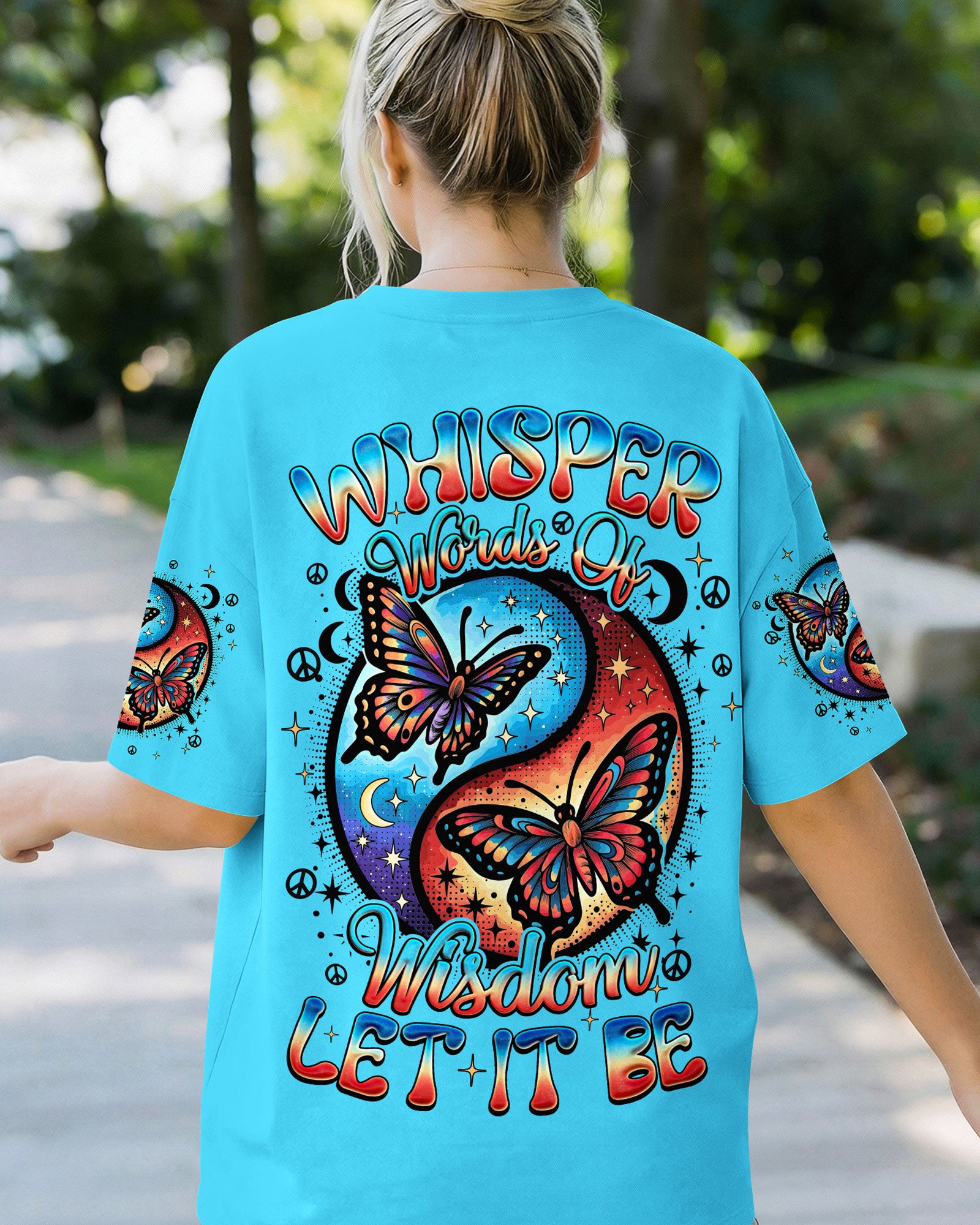 WHISPER WORDS OF WISDOM LET IT BE BUTTERFLY ALL OVER PRINT - TYQY2610251
