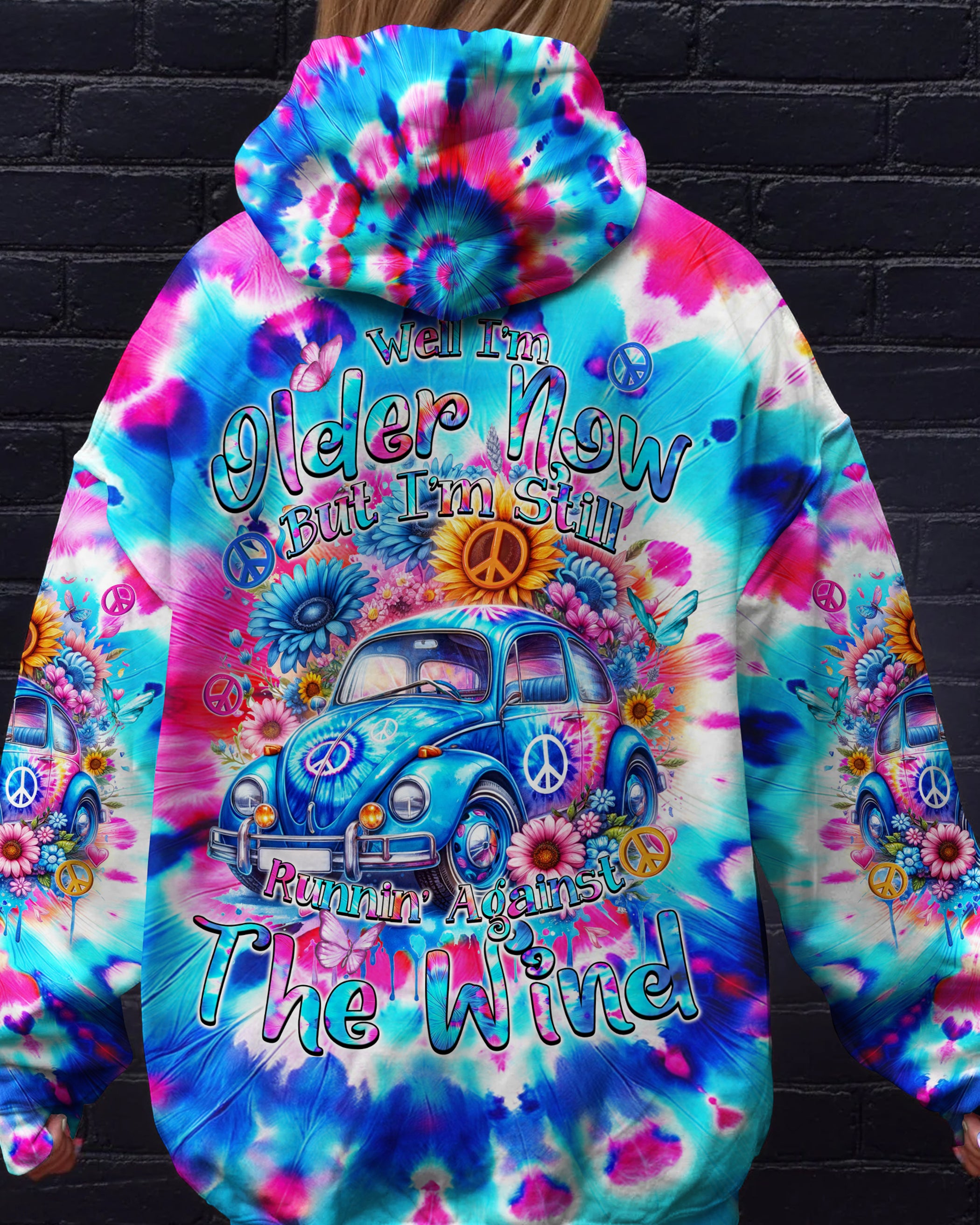 RUNNING AGAINST THE WIND TIE DYE ALL OVER PRINT - TYQY2001243