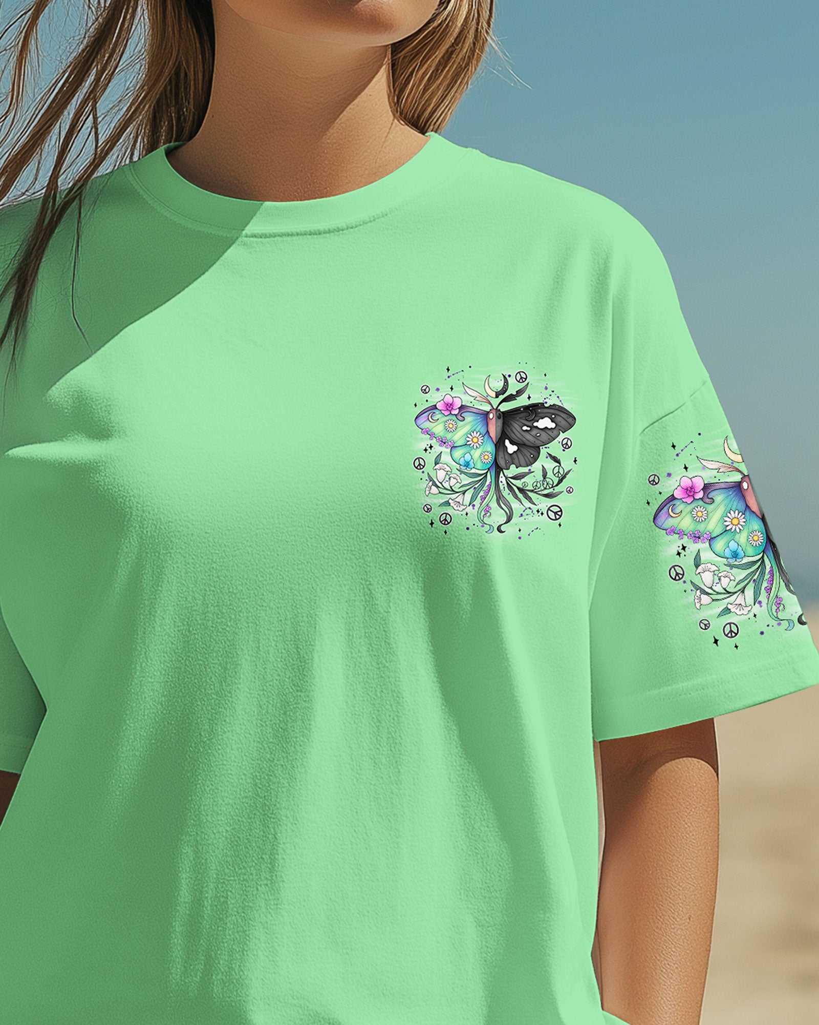 WHISPER WORDS OF WISDOM LET IT BE BUTTERFLY ALL OVER PRINT - TYQY0508252