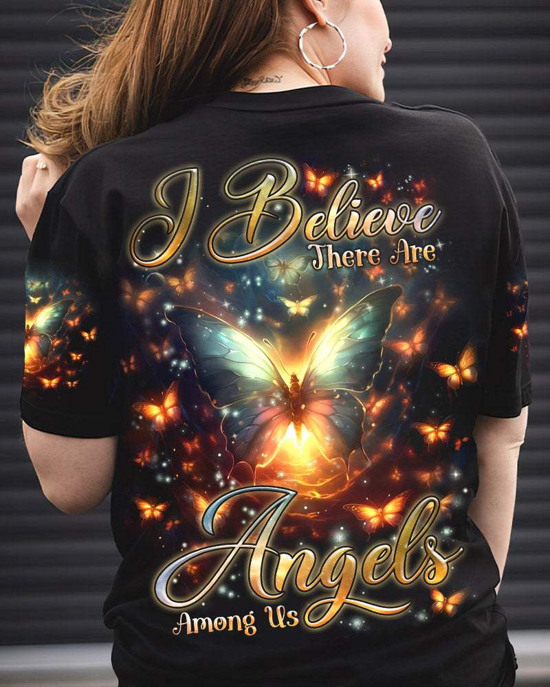 I BELIEVE THERE ARE ANGELS AMONG US BUTTERFLY ALL OVER PRINT - TLNZ3101241
