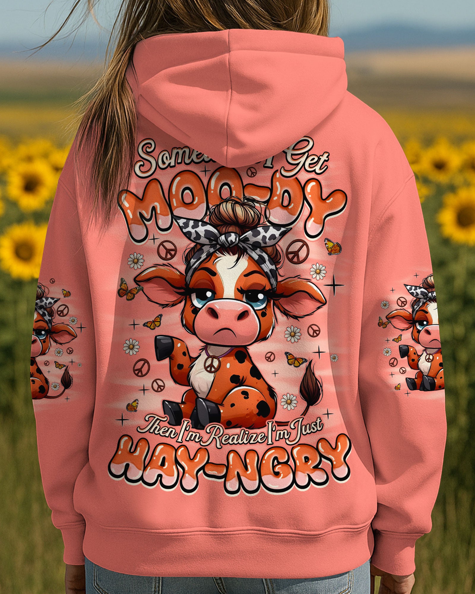 SOMETIMES I GET MOODY COW ALL OVER PRINT - TYQY0609254