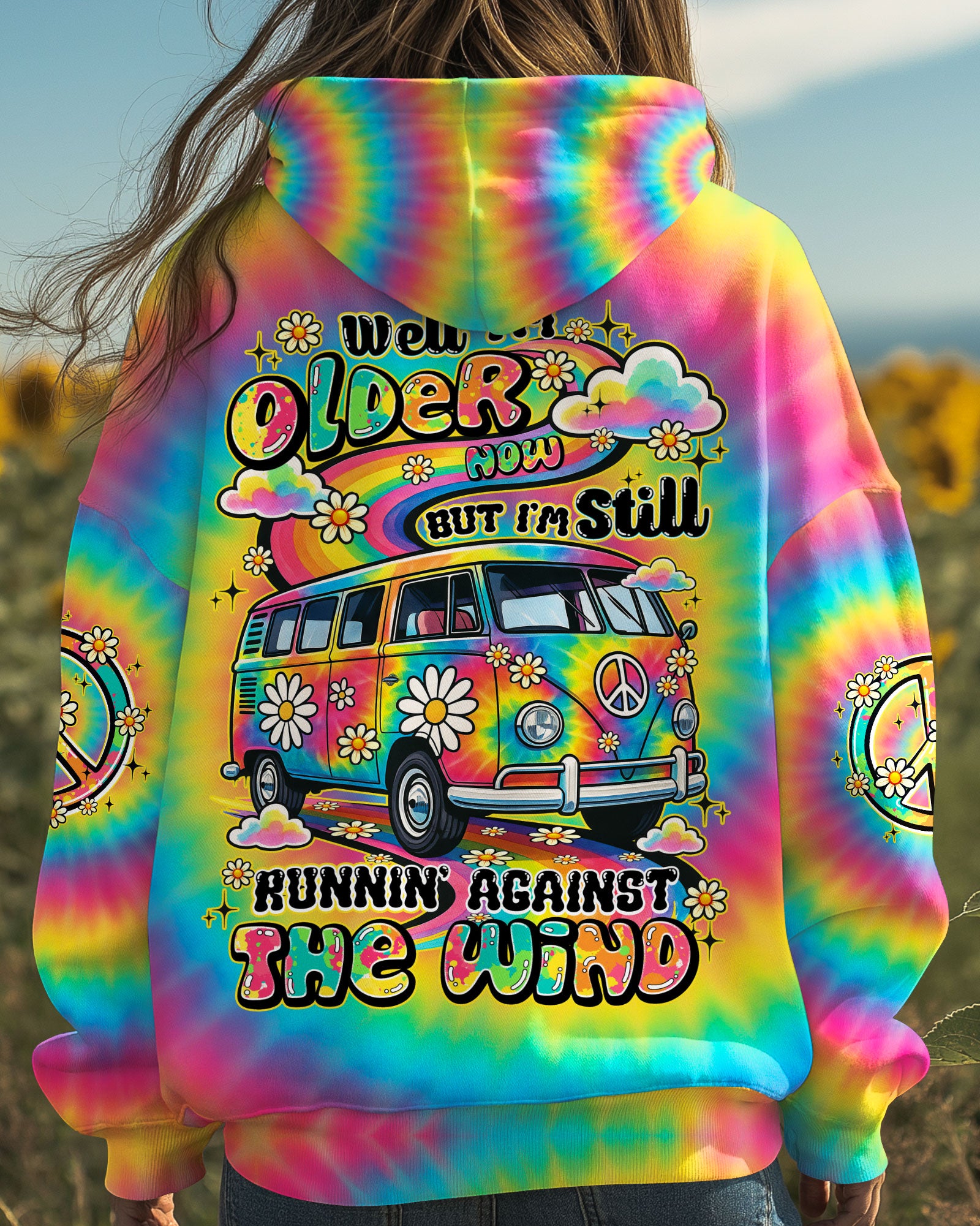 RUNNING AGAINST THE WIND TIE DYE ALL OVER PRINT - TY0908251
